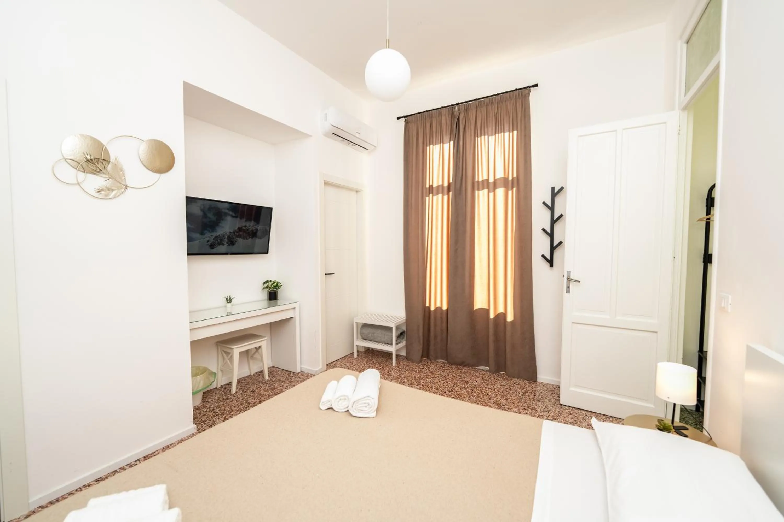 Bed in Valguarnera Studio Apartments