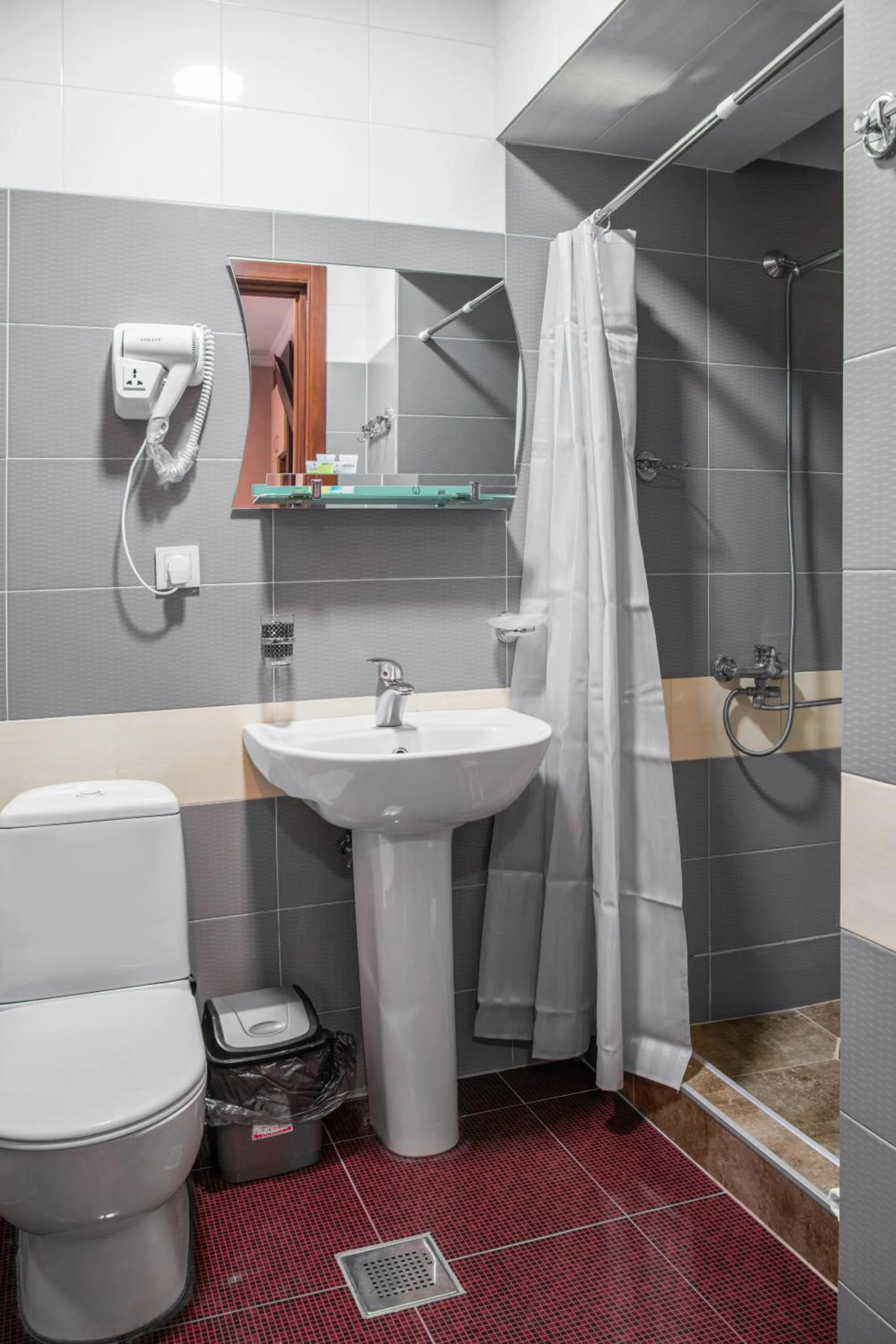 Shower in Lotus Hotel