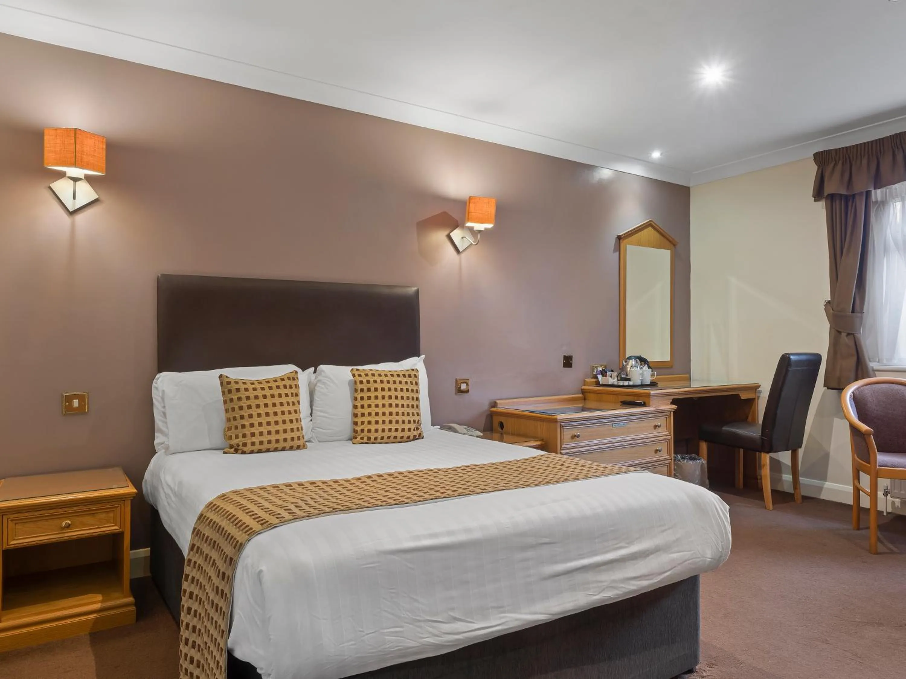 Bed in Higher Trapp Hotel