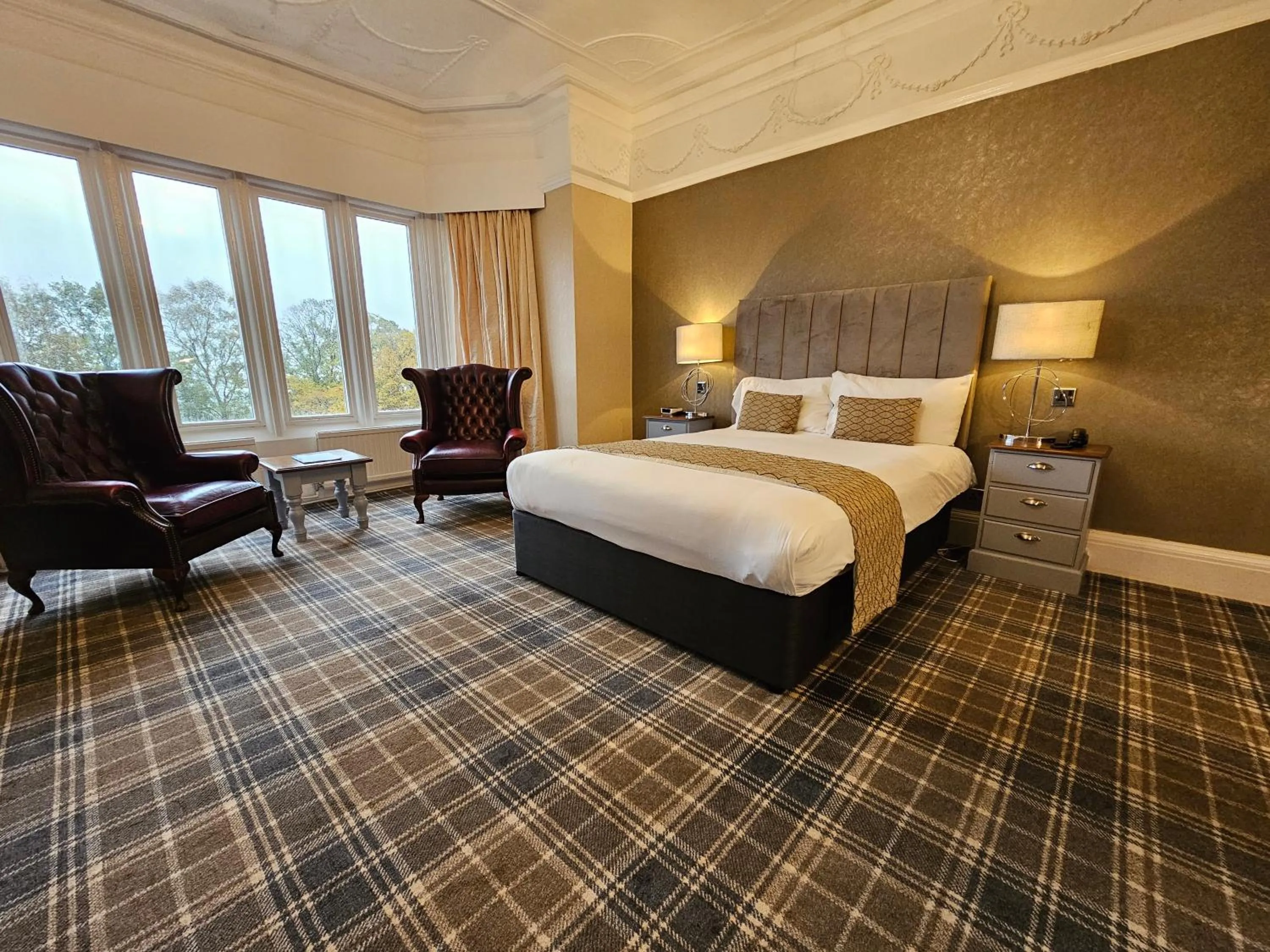 Bed in Higher Trapp Hotel