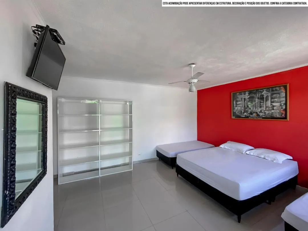 Bed in Pousada Riviera Caragua