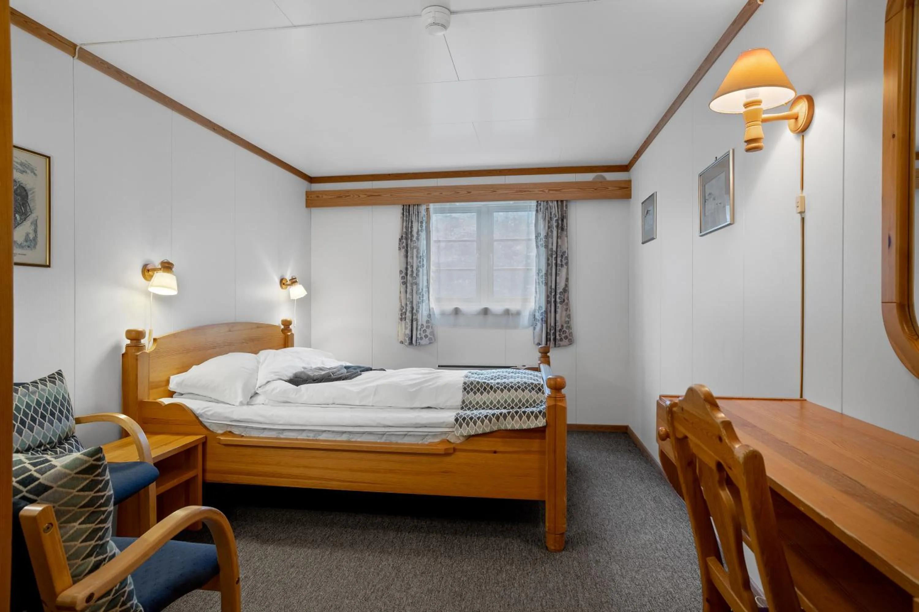 Bed in Smuksjøseter Fjellstue