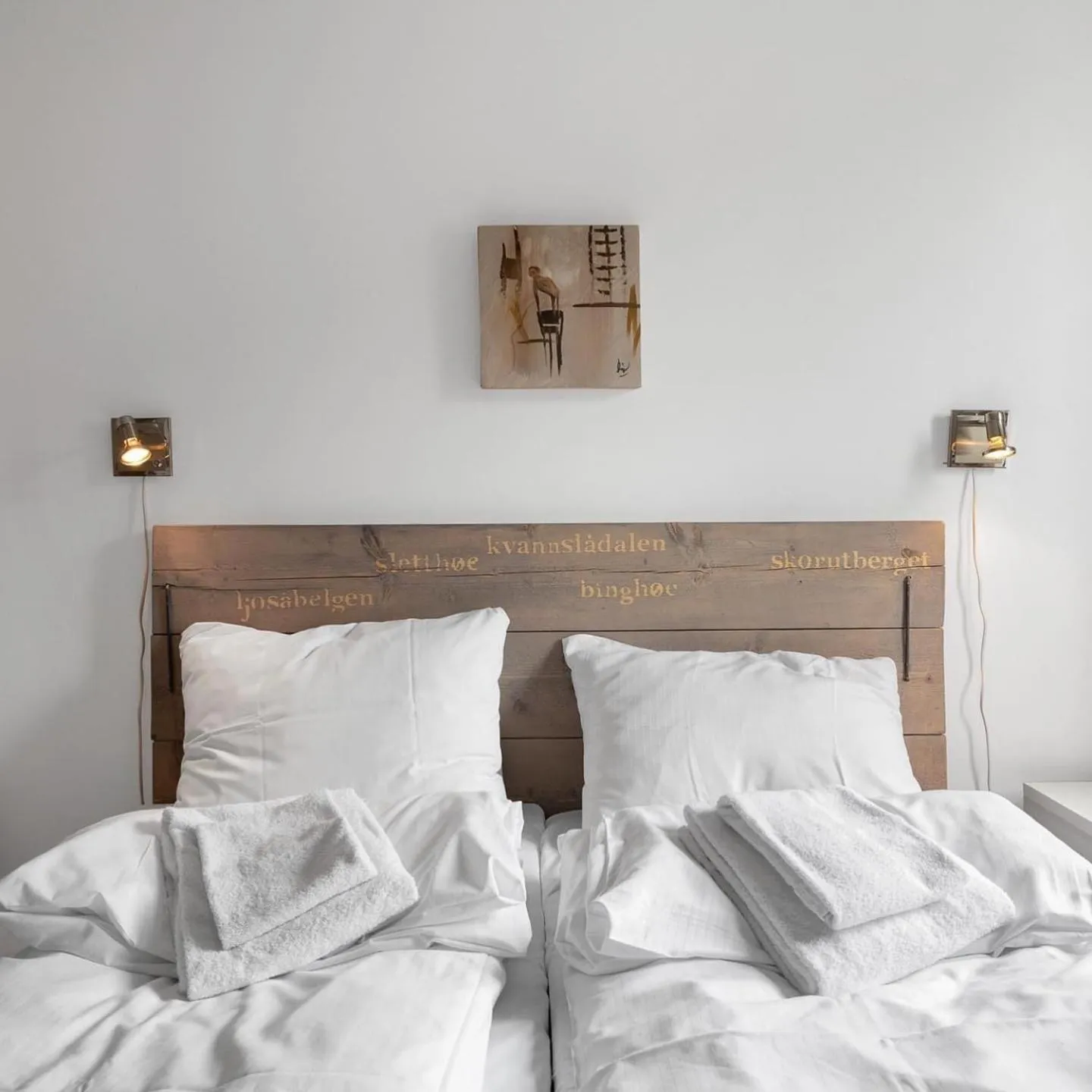 Bed in Smuksjøseter Fjellstue