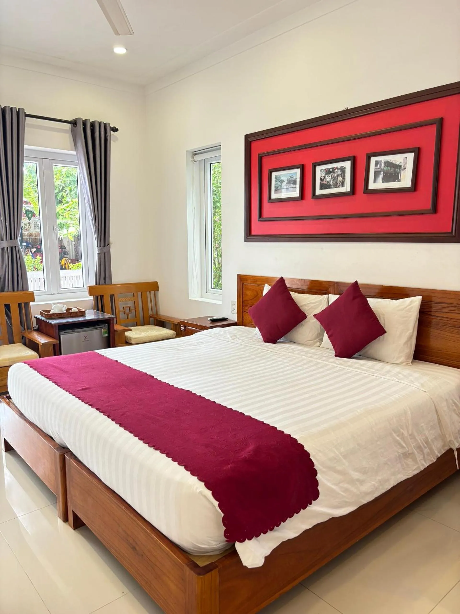 Bed in Red House Homestay - Villa