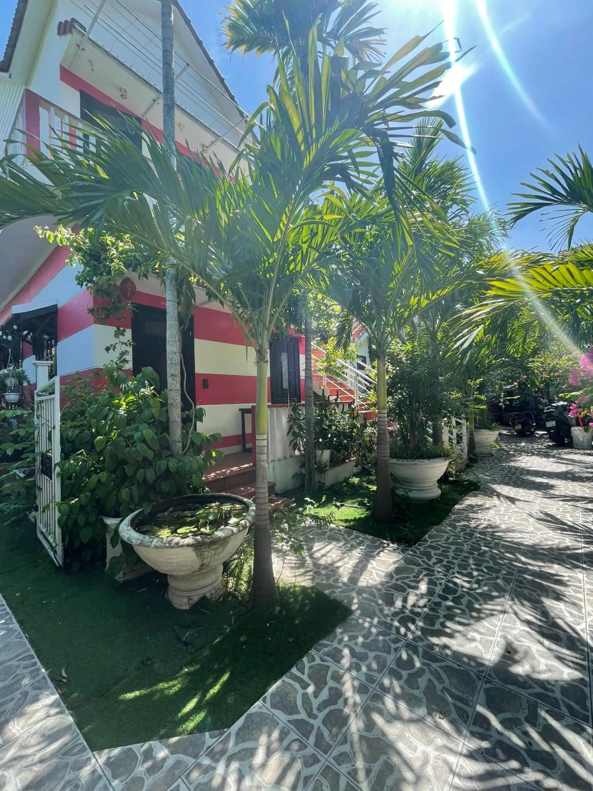 Garden in Red House Homestay - Villa