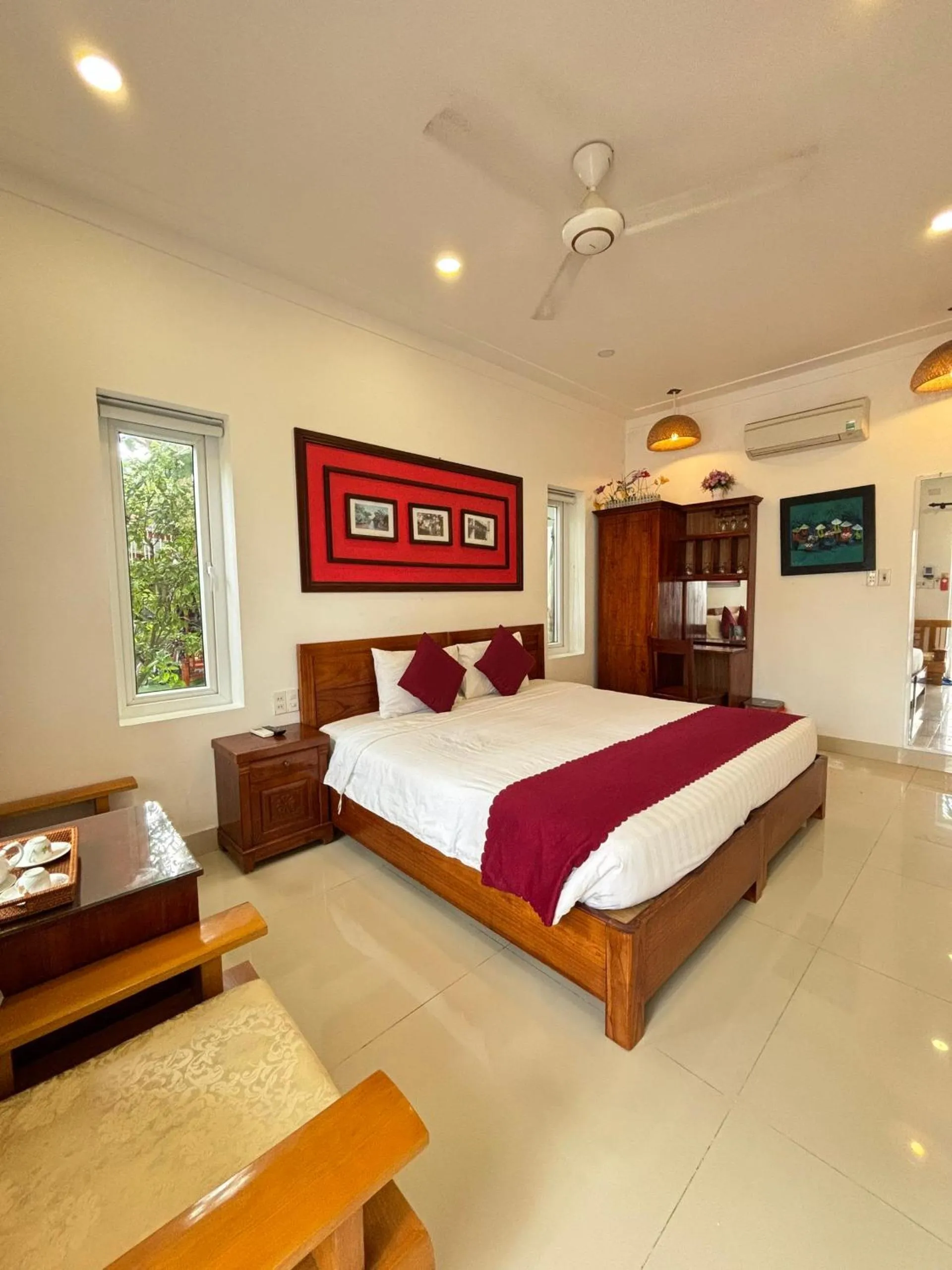 Bed in Red House Homestay - Villa