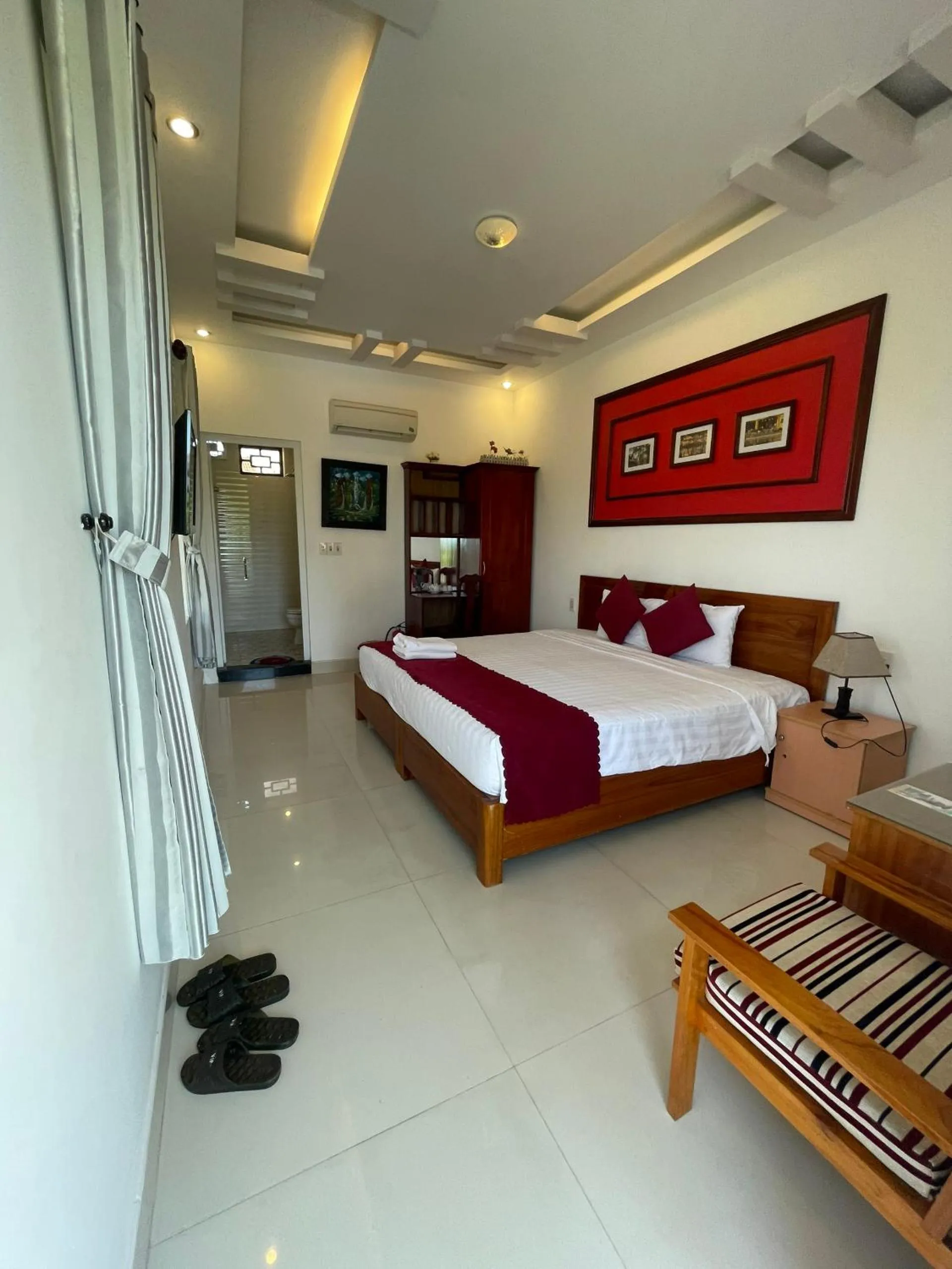 Bed in Red House Homestay - Villa