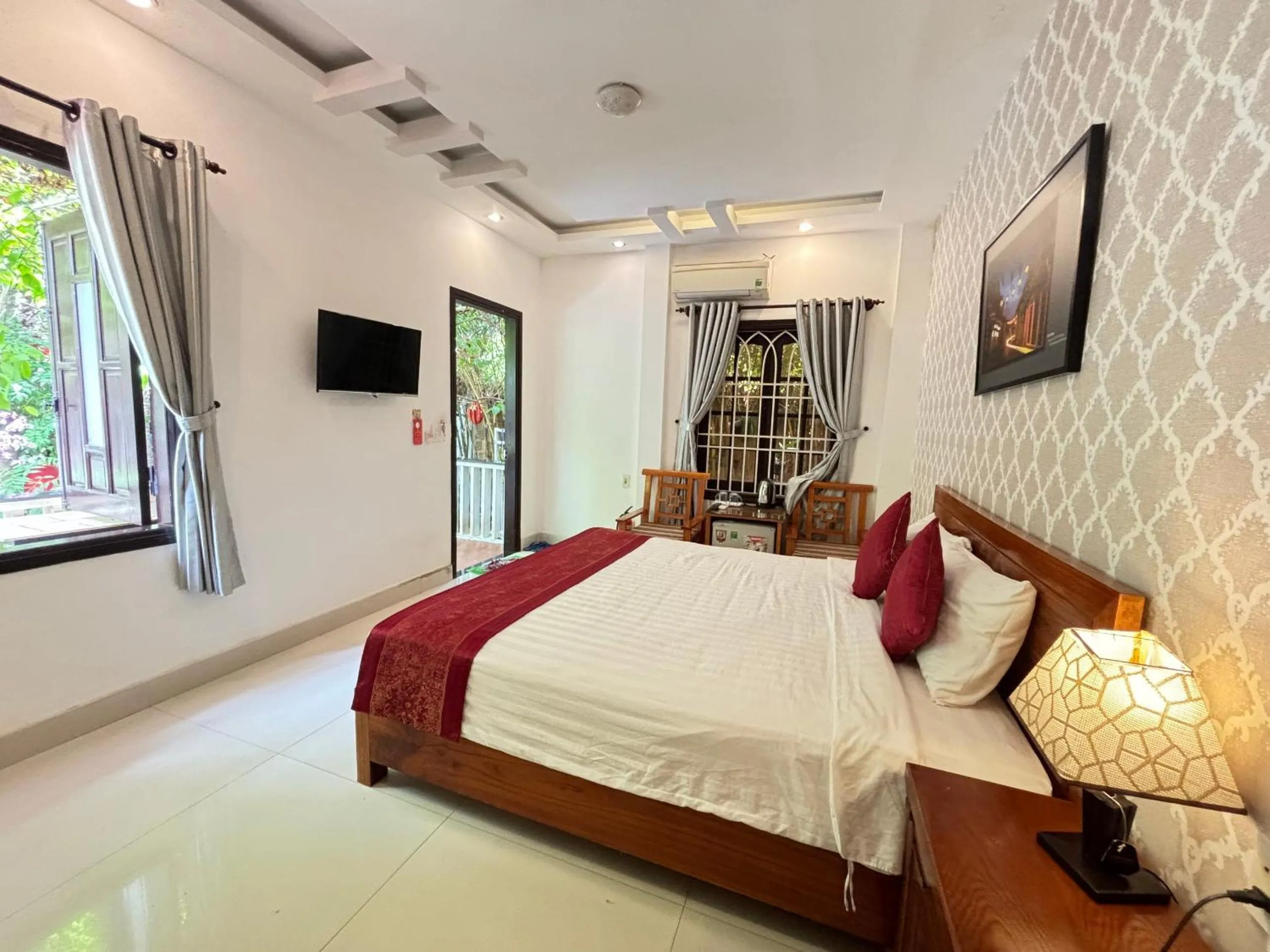 Bed in Red House Homestay - Villa
