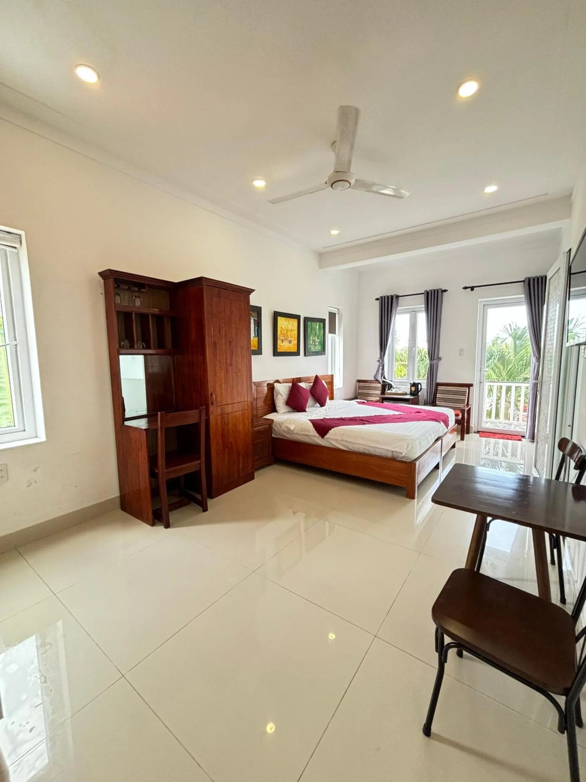 Bed in Red House Homestay - Villa