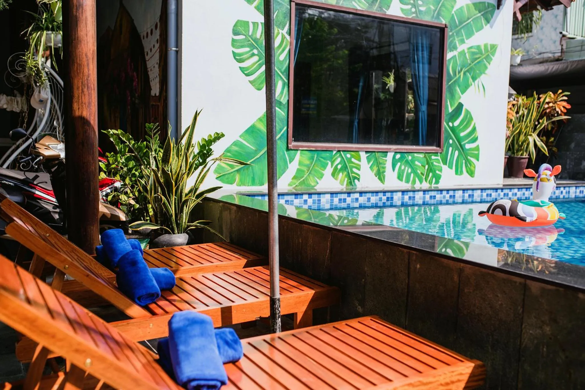 Patio in Tue Tam Garden Villa