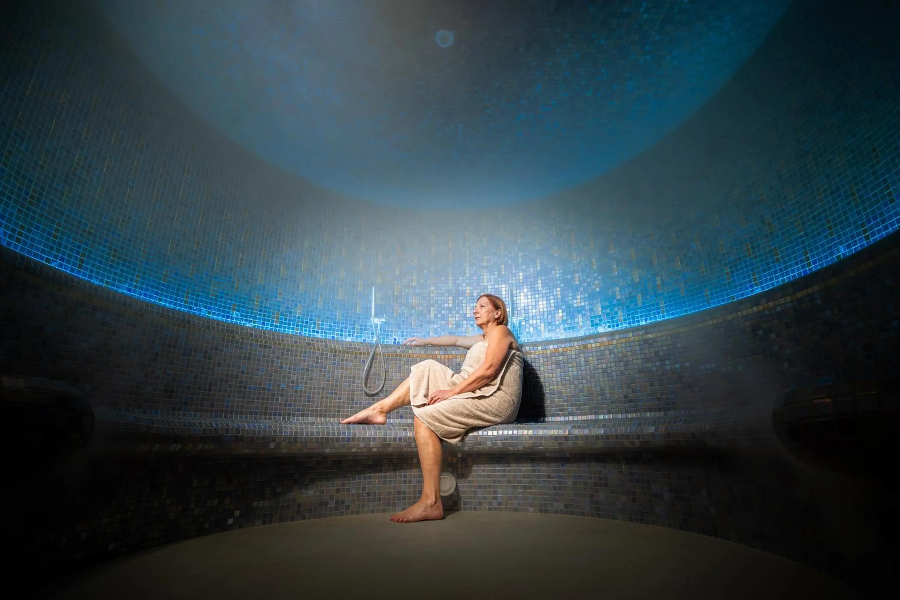 Sauna in Hotel Delfin