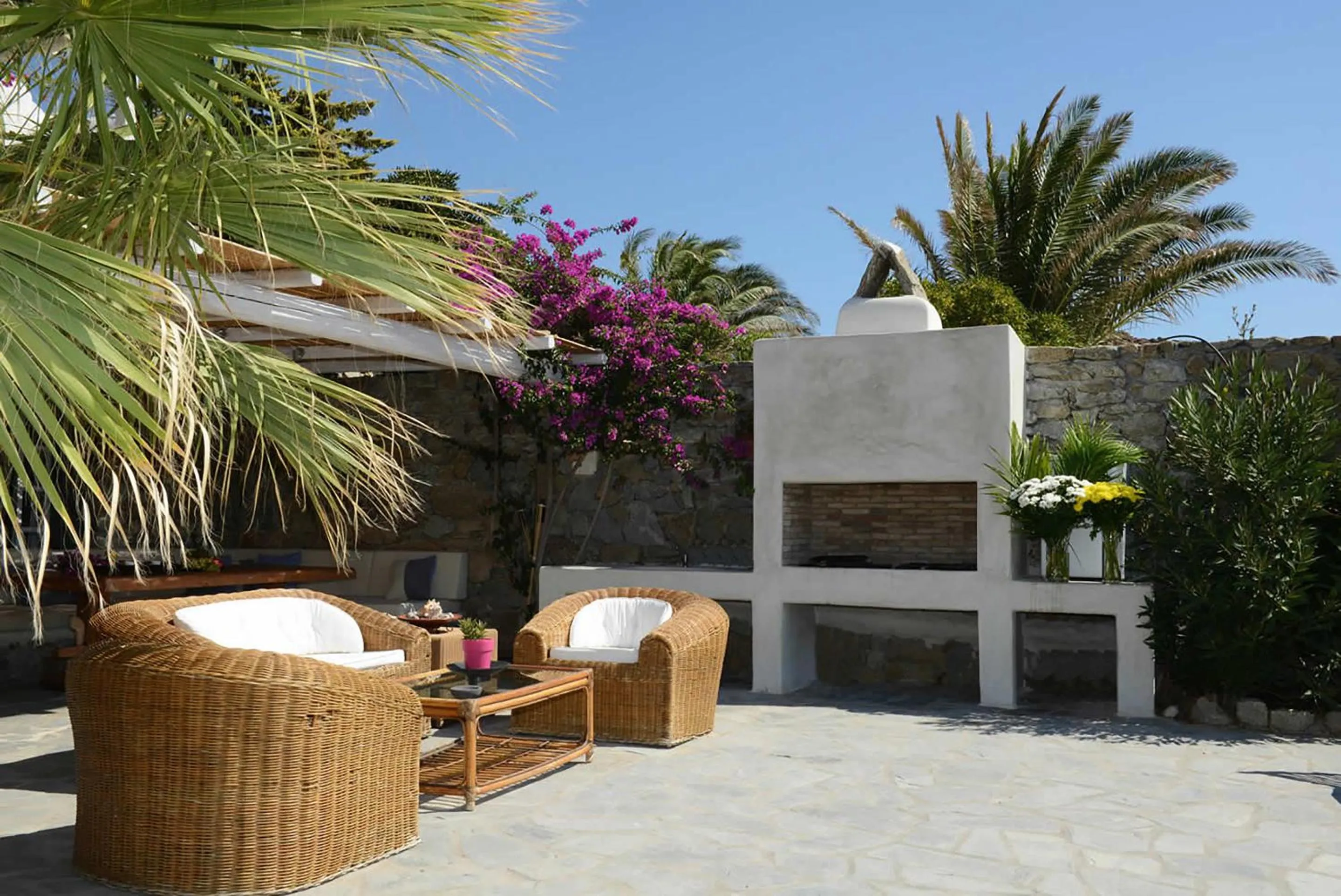 Patio in Thalasses Villas