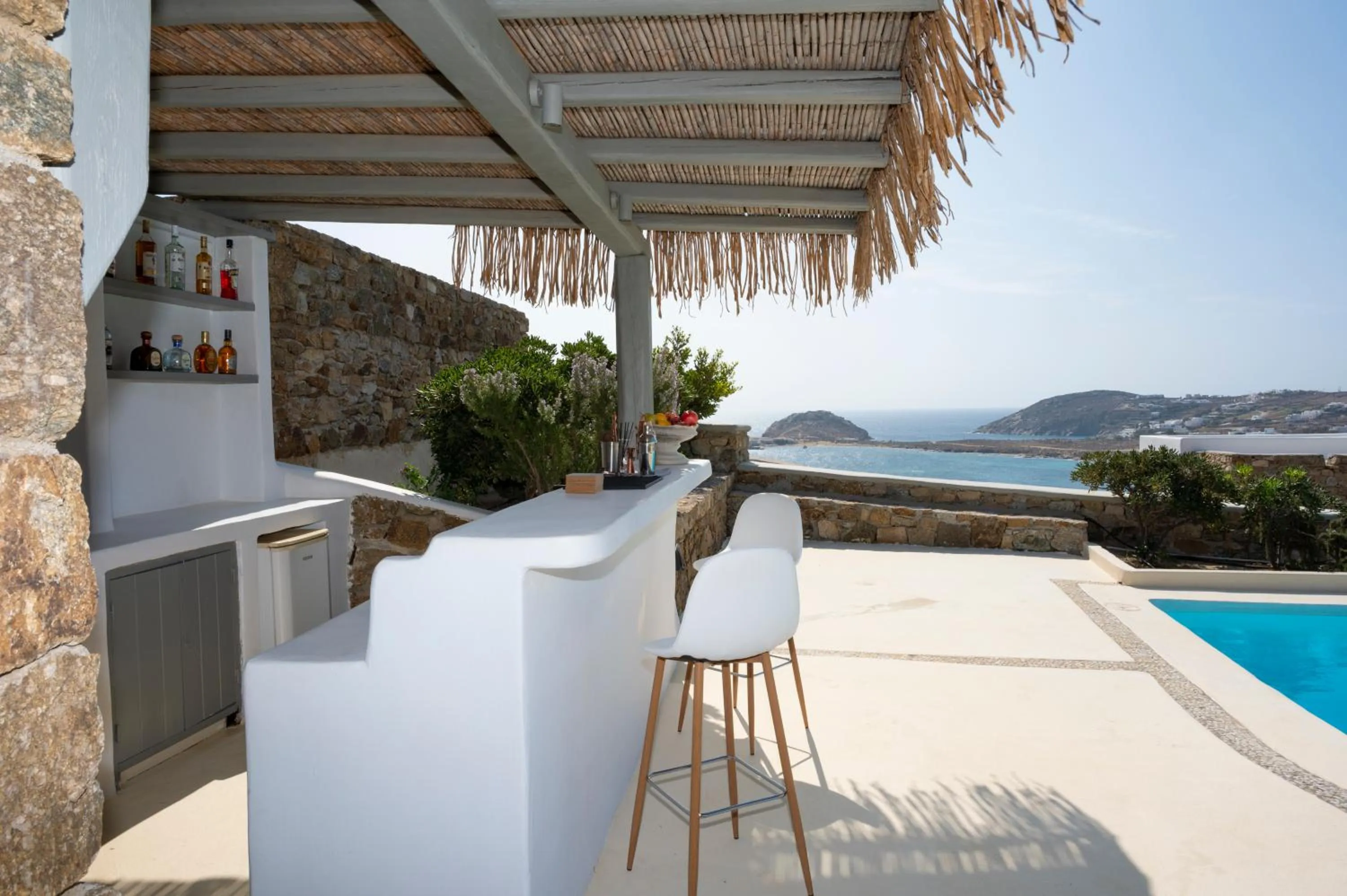 Patio in Thalasses Villas