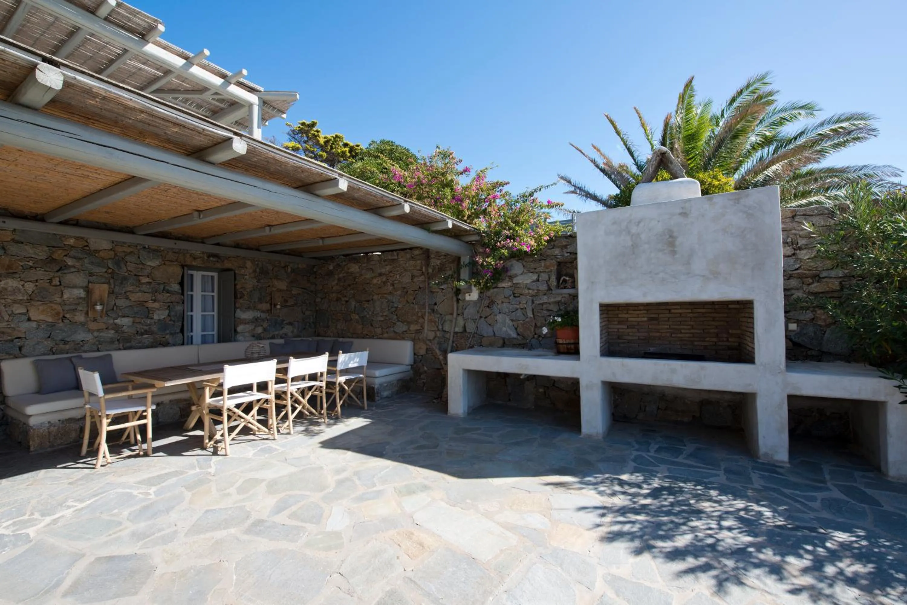 Patio in Thalasses Villas