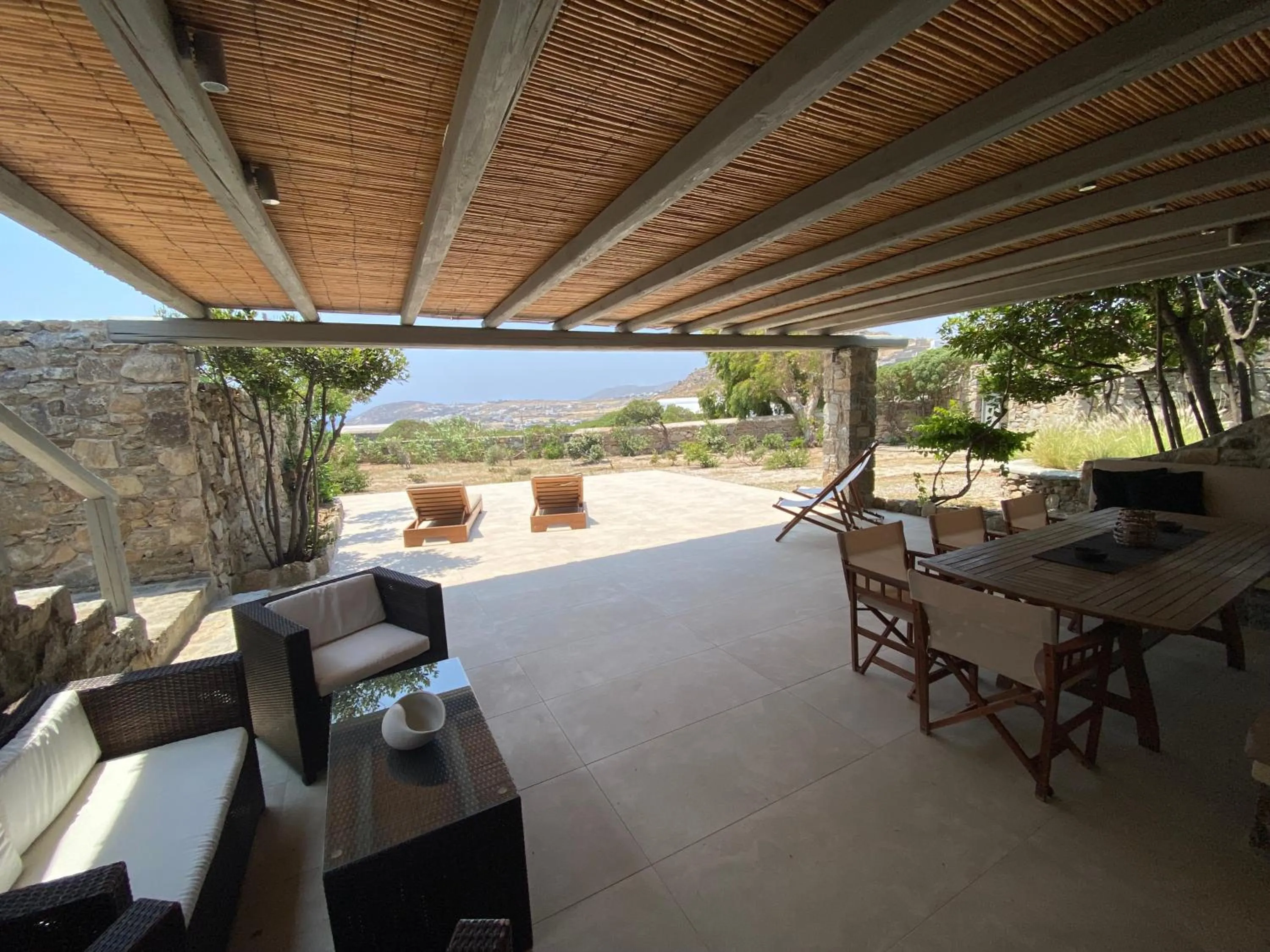 Patio in Thalasses Villas