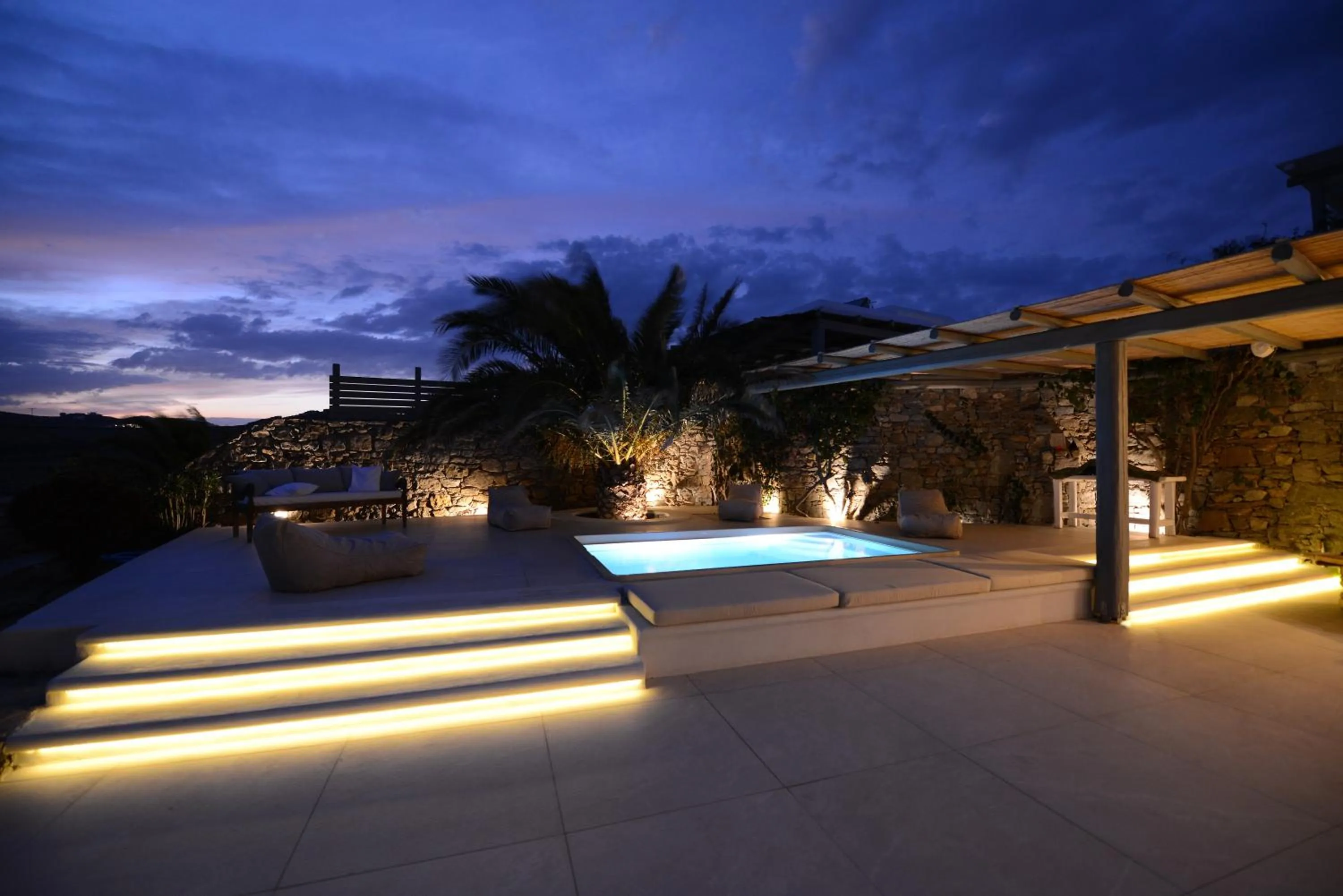 Patio in Thalasses Villas