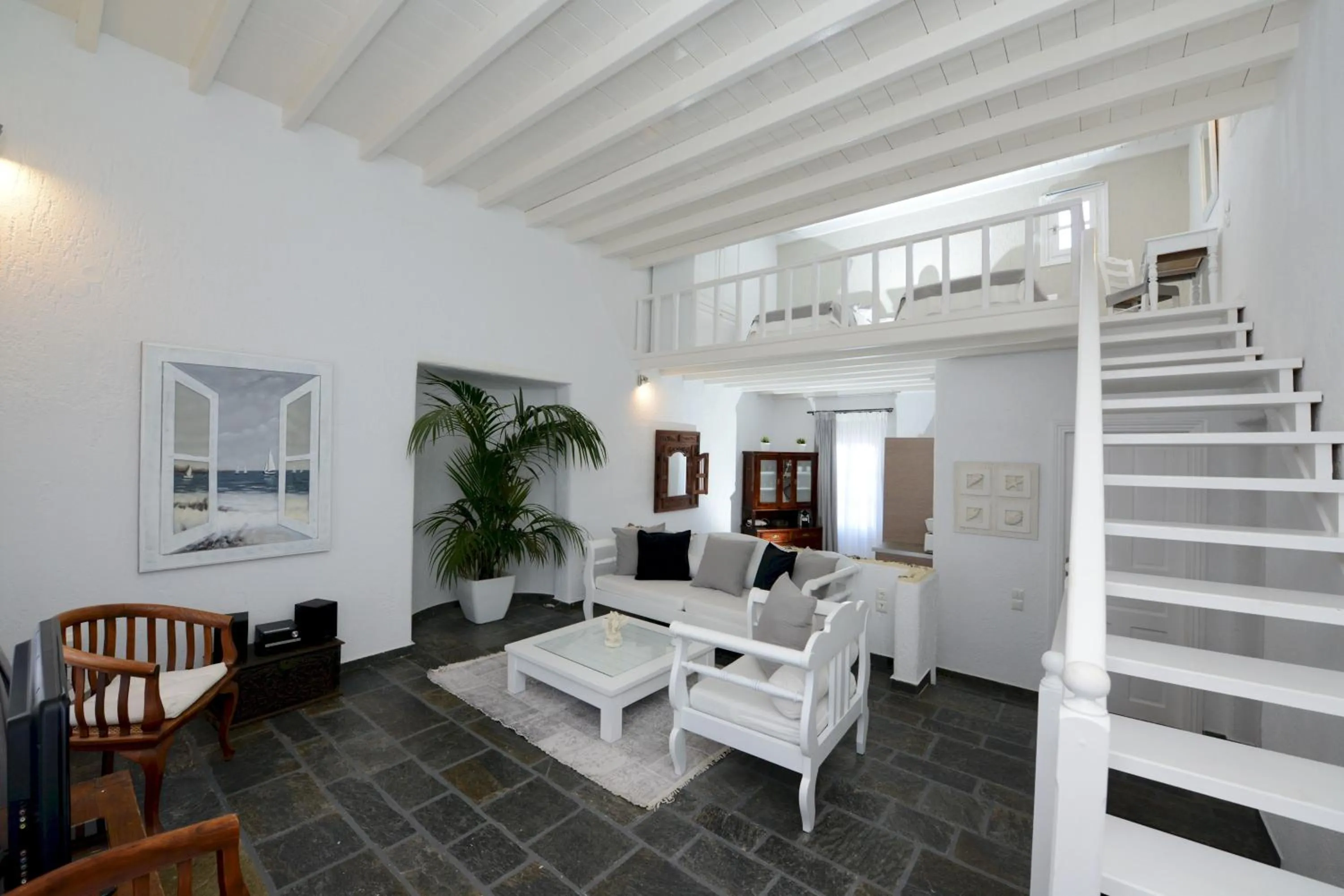Living room in Thalasses Villas