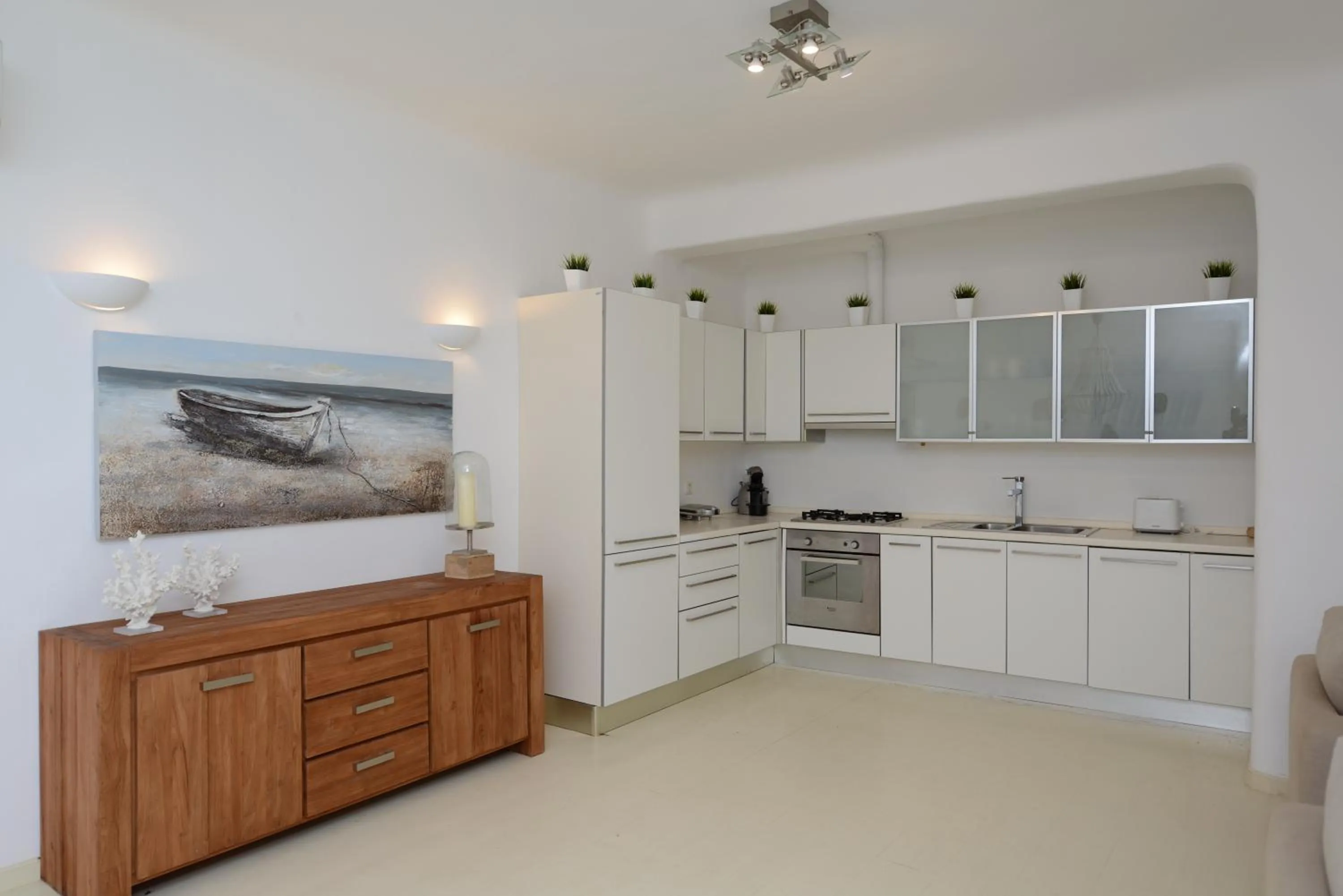 Kitchen or kitchenette in Thalasses Villas