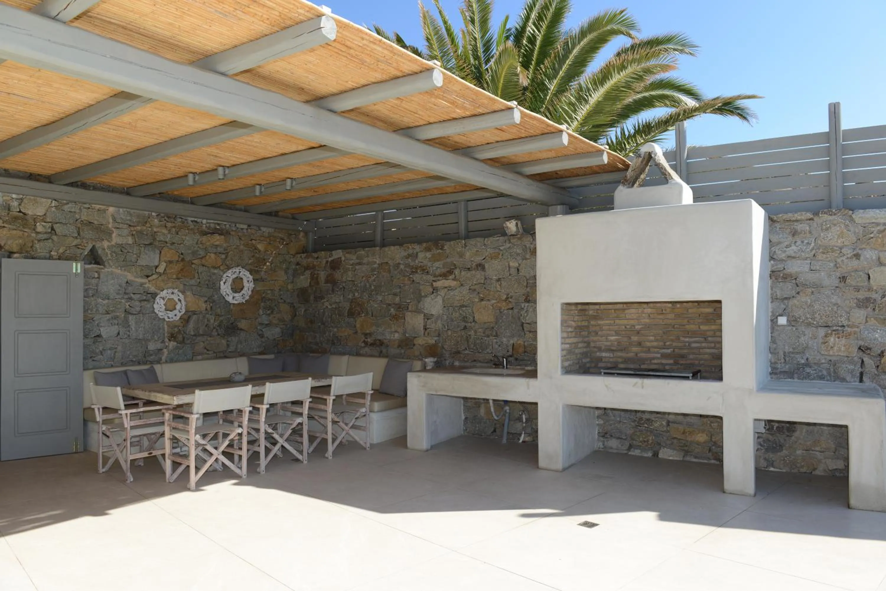 Patio in Thalasses Villas