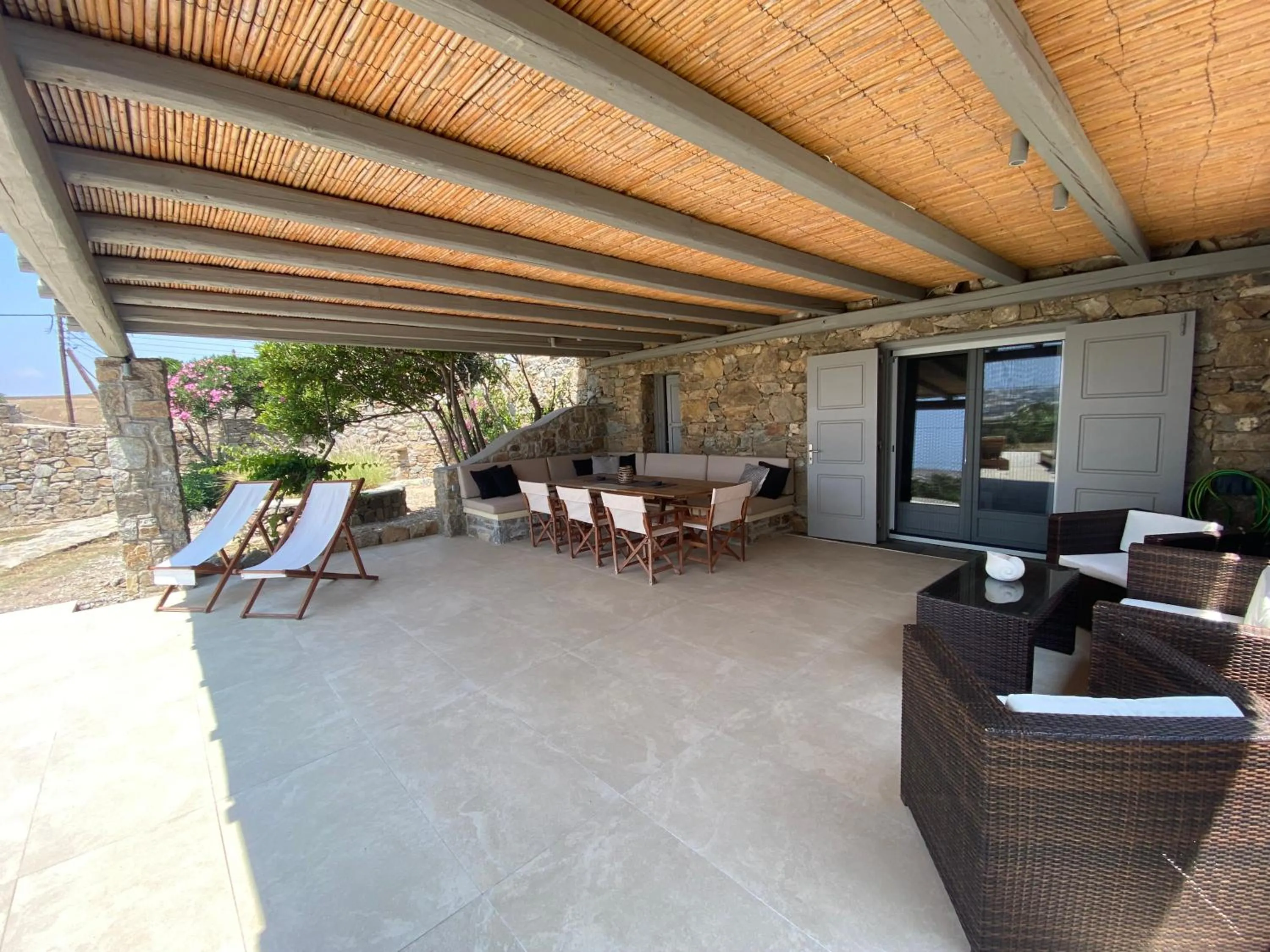Patio in Thalasses Villas