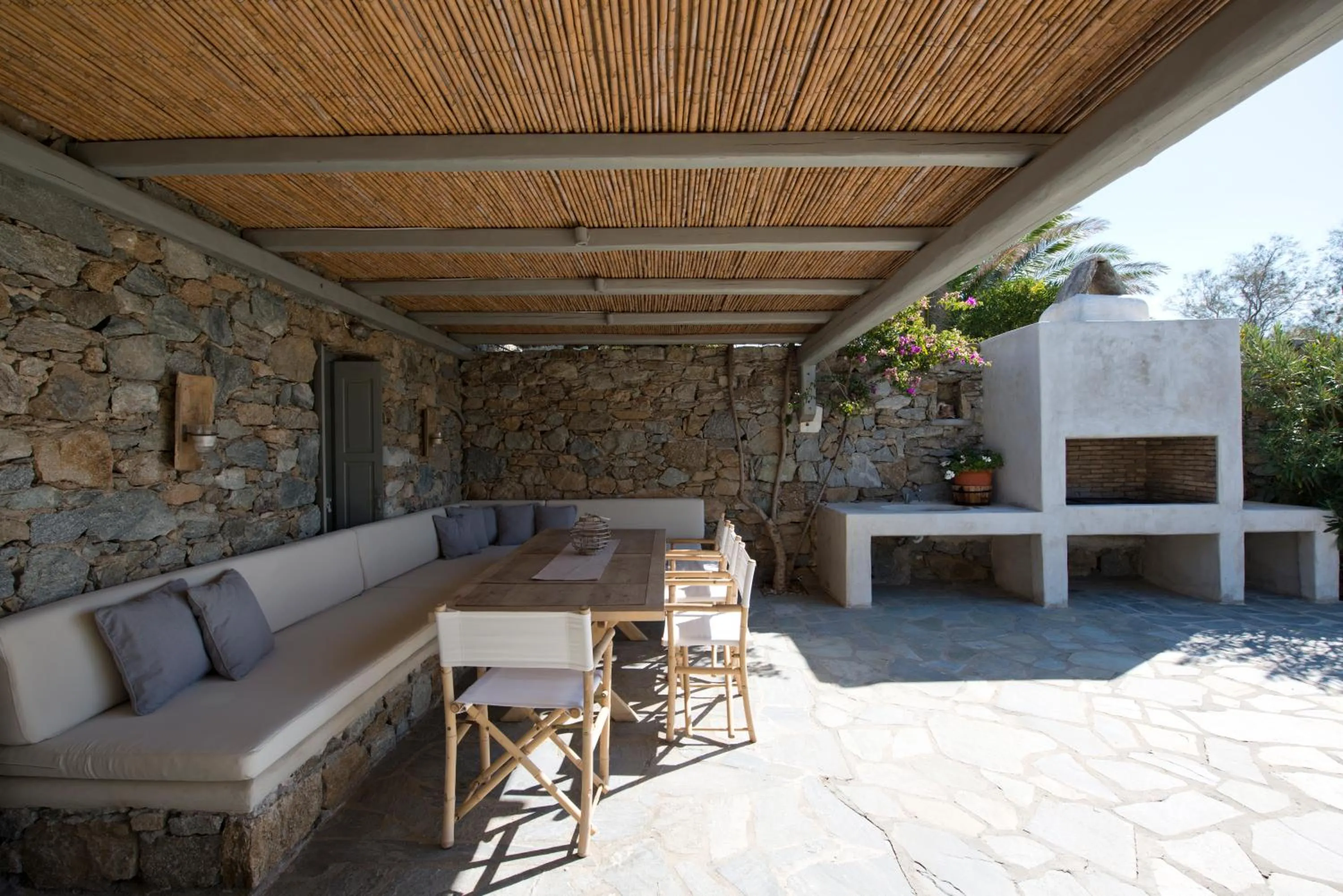 Patio in Thalasses Villas