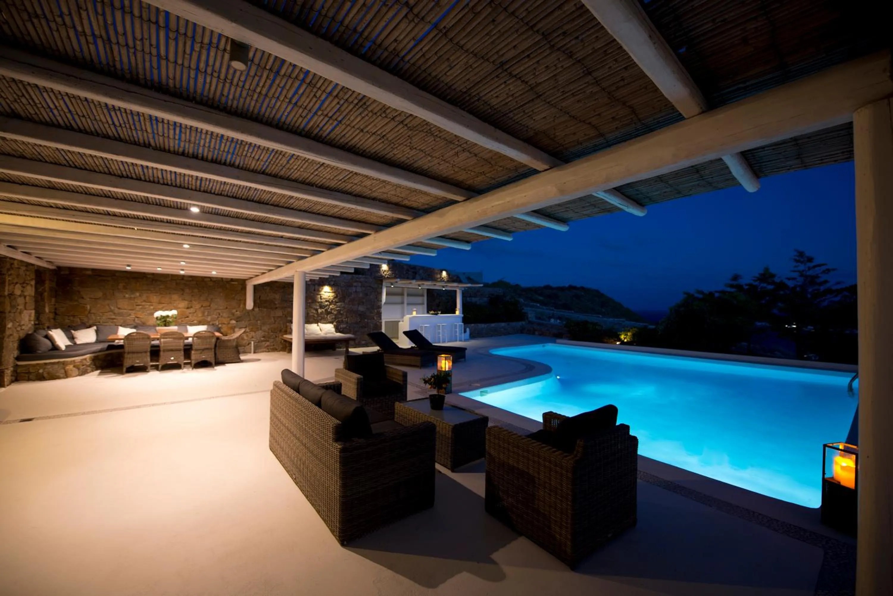 Patio in Thalasses Villas