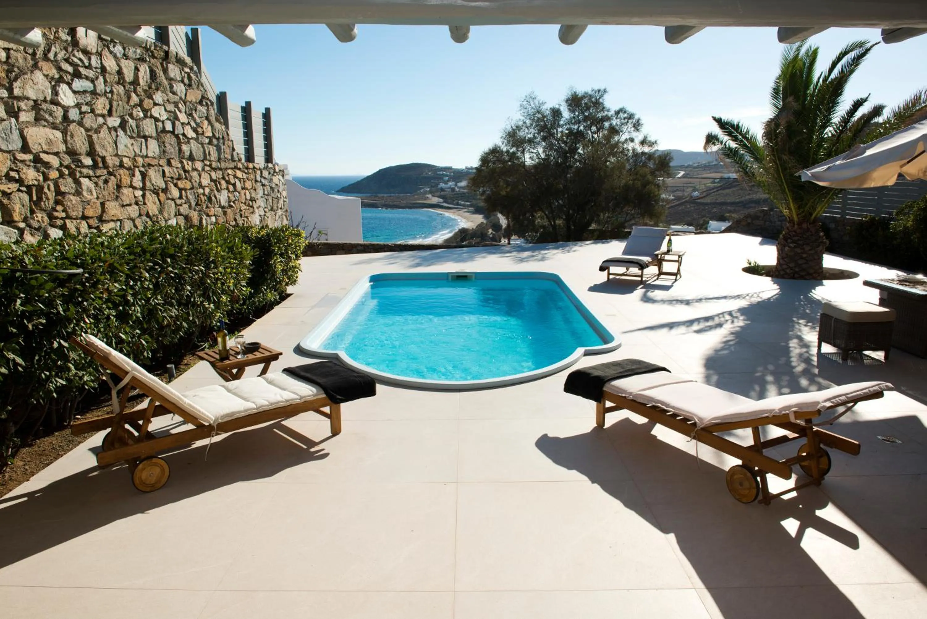Patio in Thalasses Villas