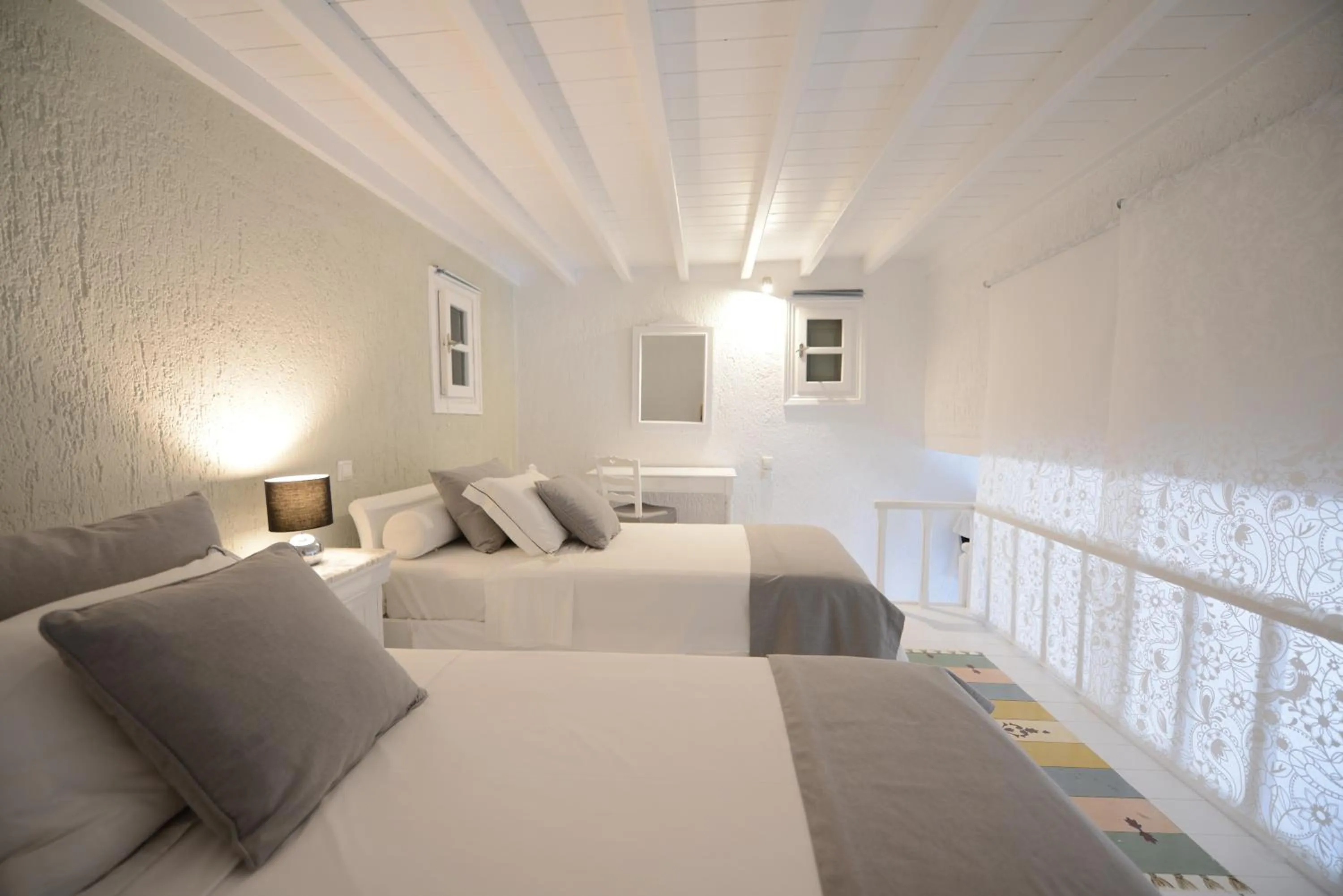 Bed in Thalasses Villas