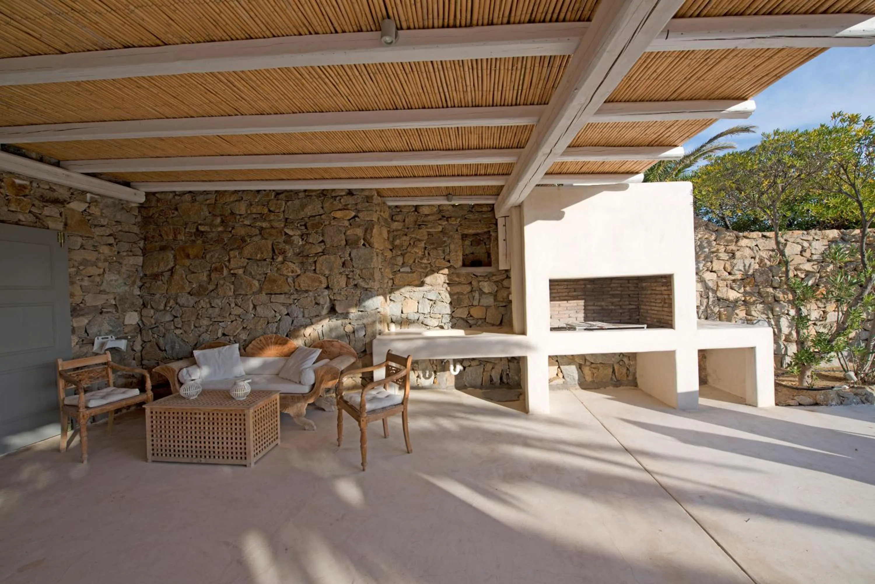 Patio in Thalasses Villas