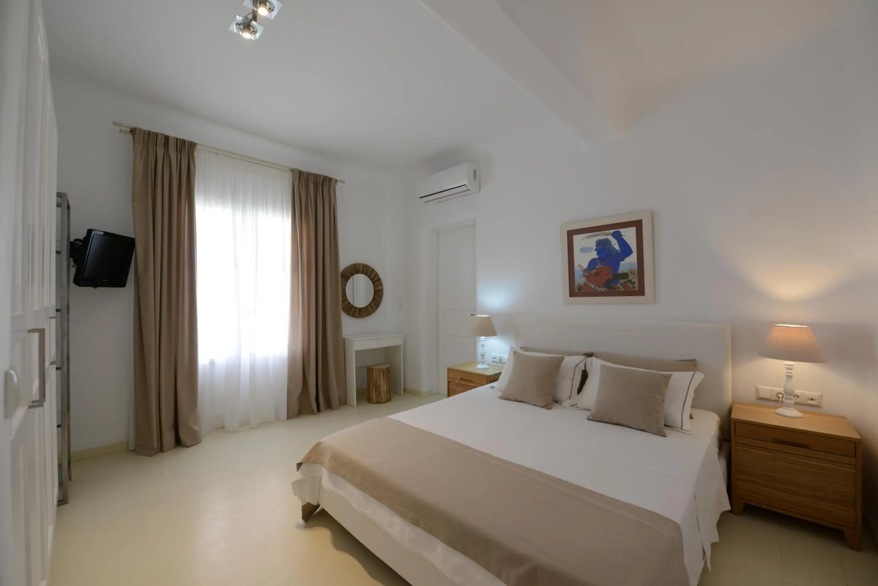 Bedroom, Bed in Thalasses Villas