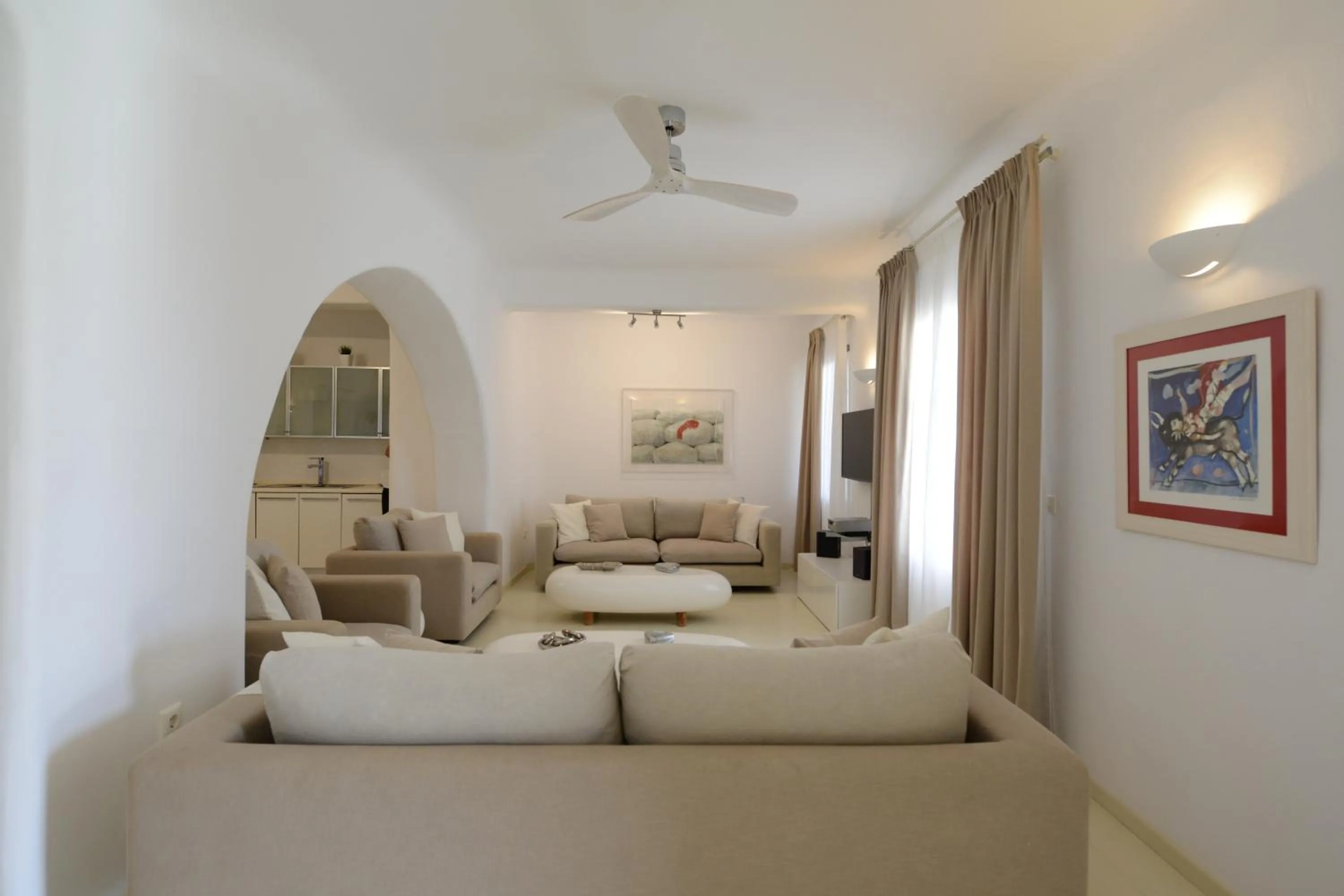 Living room in Thalasses Villas