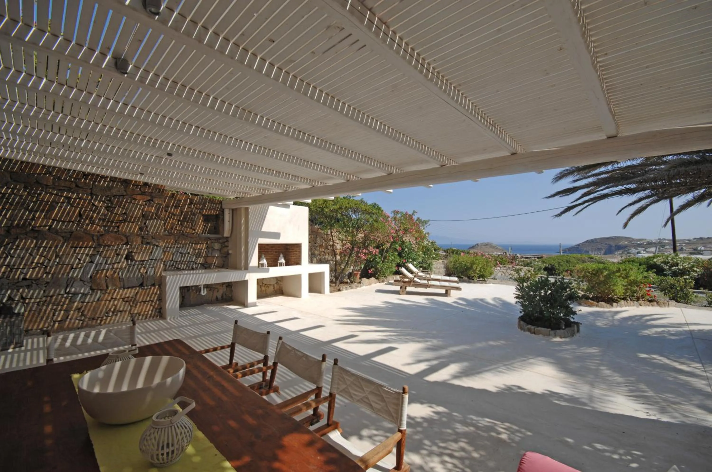 Patio in Thalasses Villas