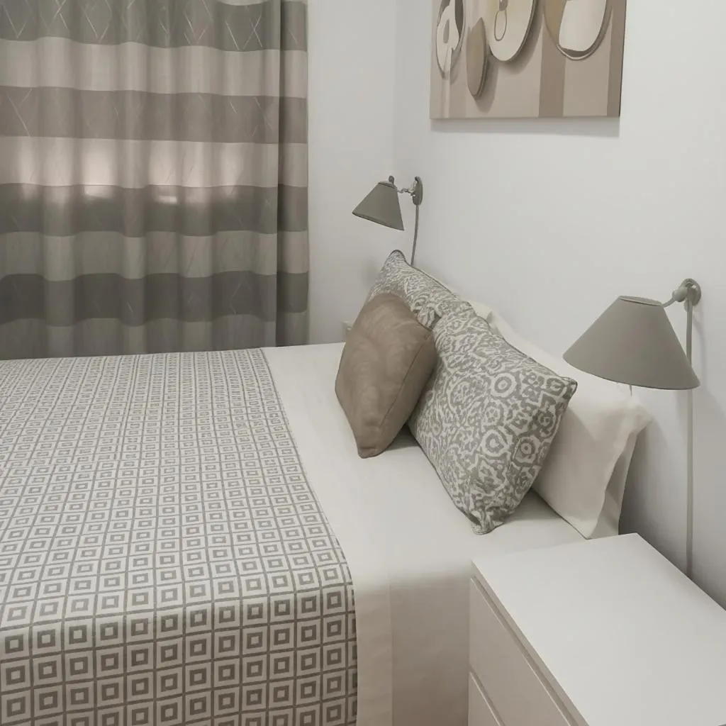 Bed in ALOJAMENTO ELVAS LUSO ESPANHOLA