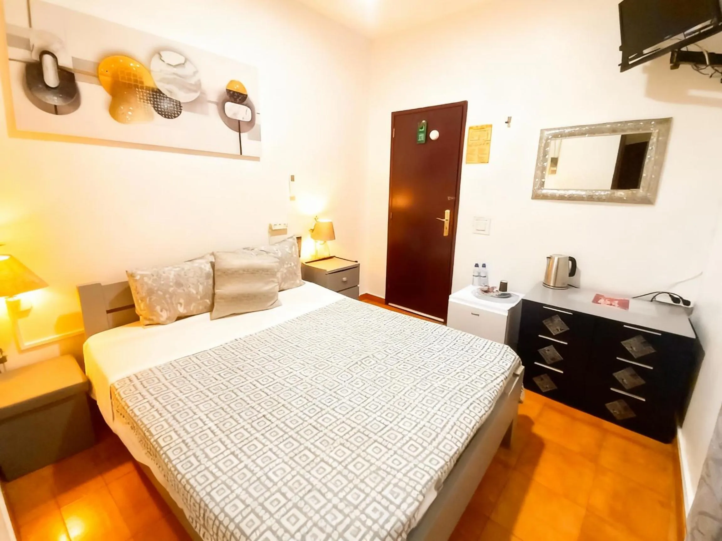 Bed in ALOJAMENTO ELVAS LUSO ESPANHOLA