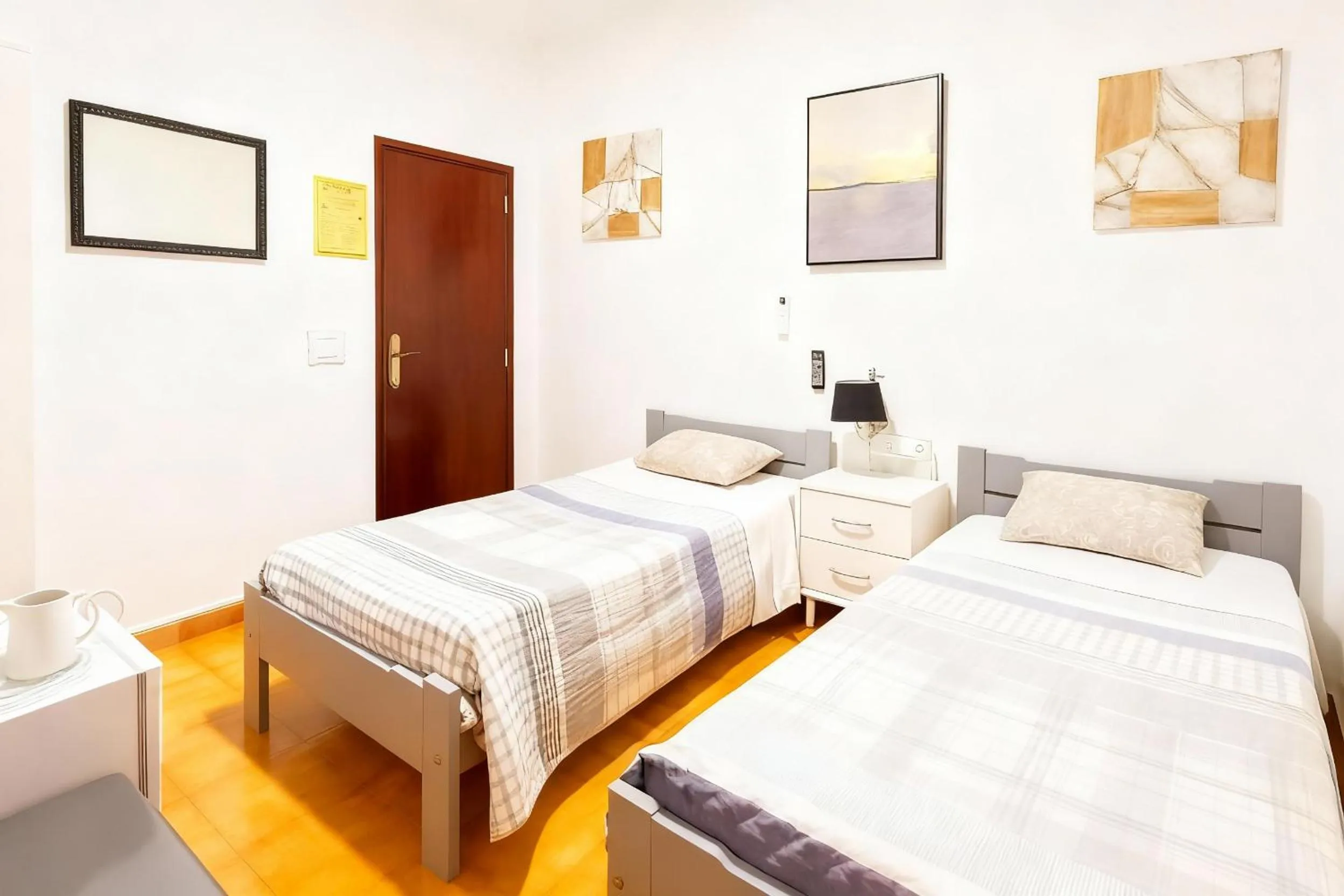 Bed in ALOJAMENTO ELVAS LUSO ESPANHOLA