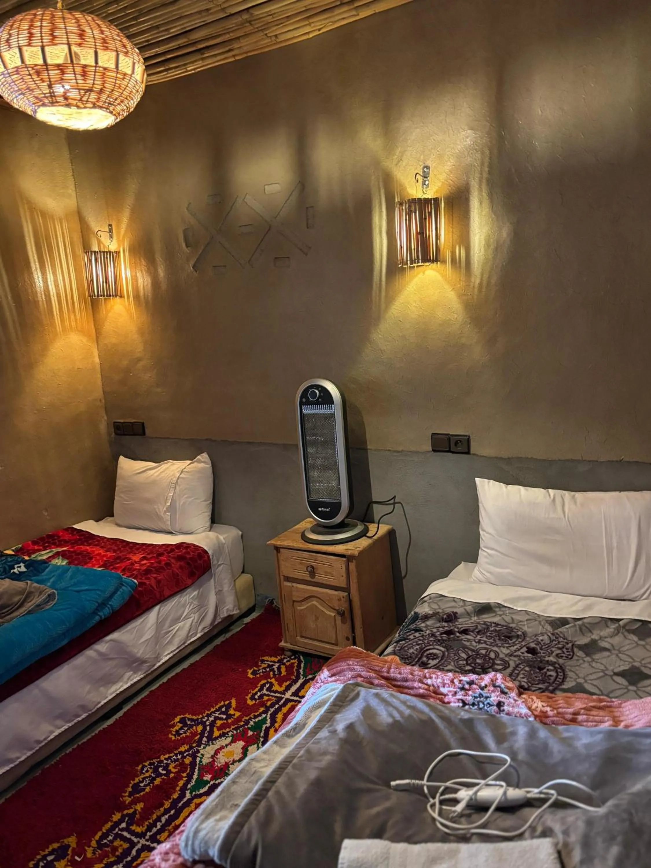 Bed in Auberge restaurant Afoud