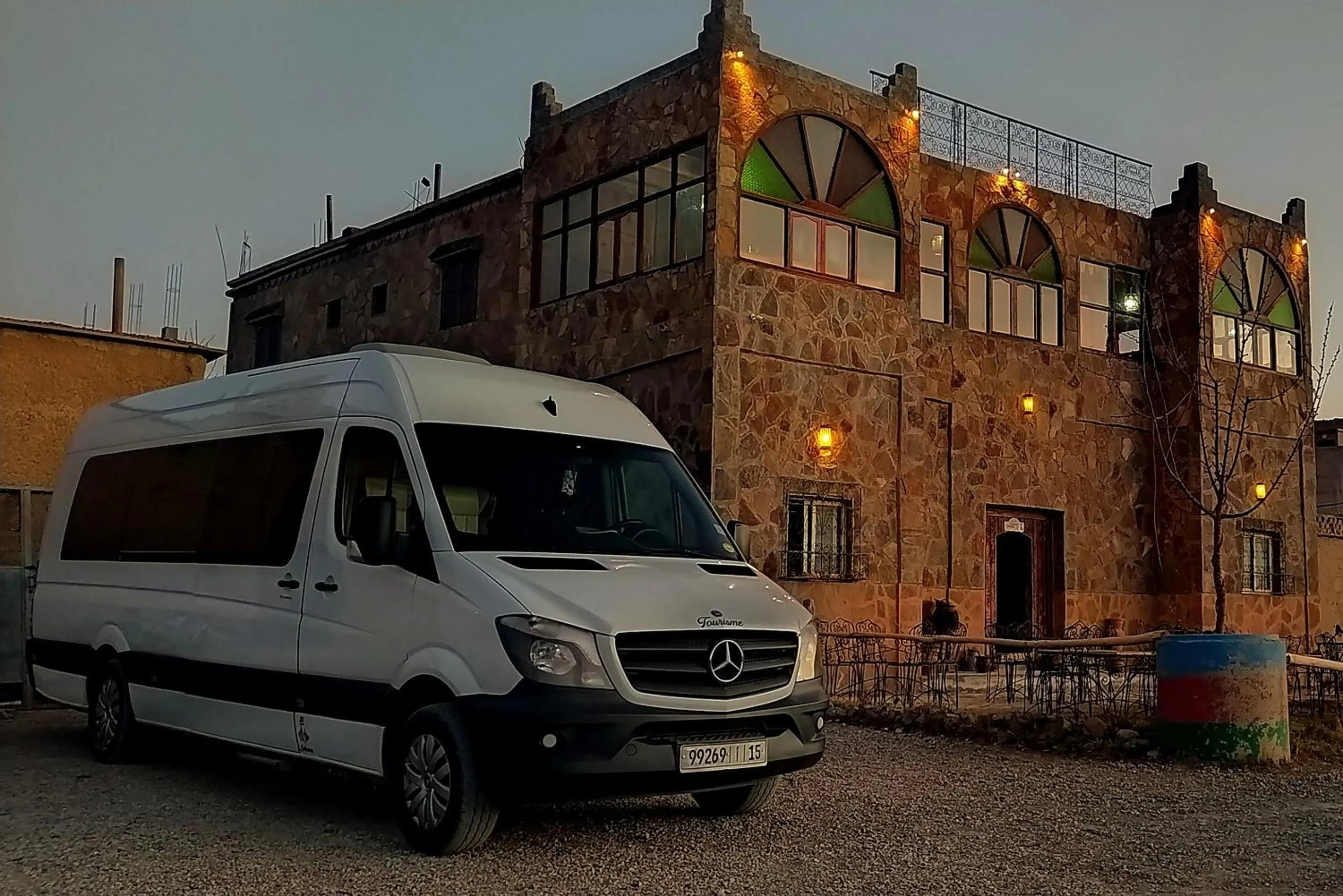 Property building in Auberge restaurant Afoud