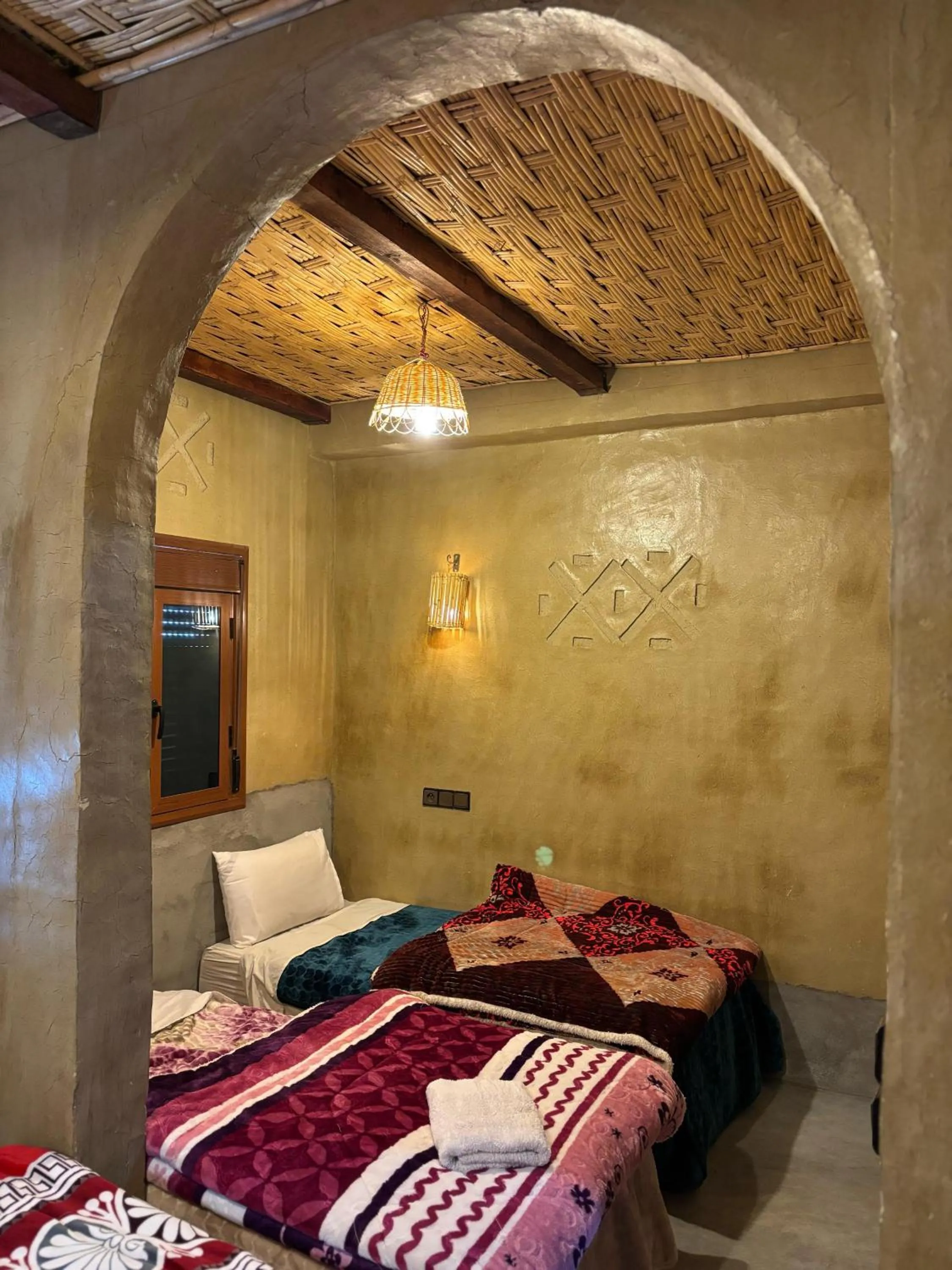 Bed in Auberge restaurant Afoud