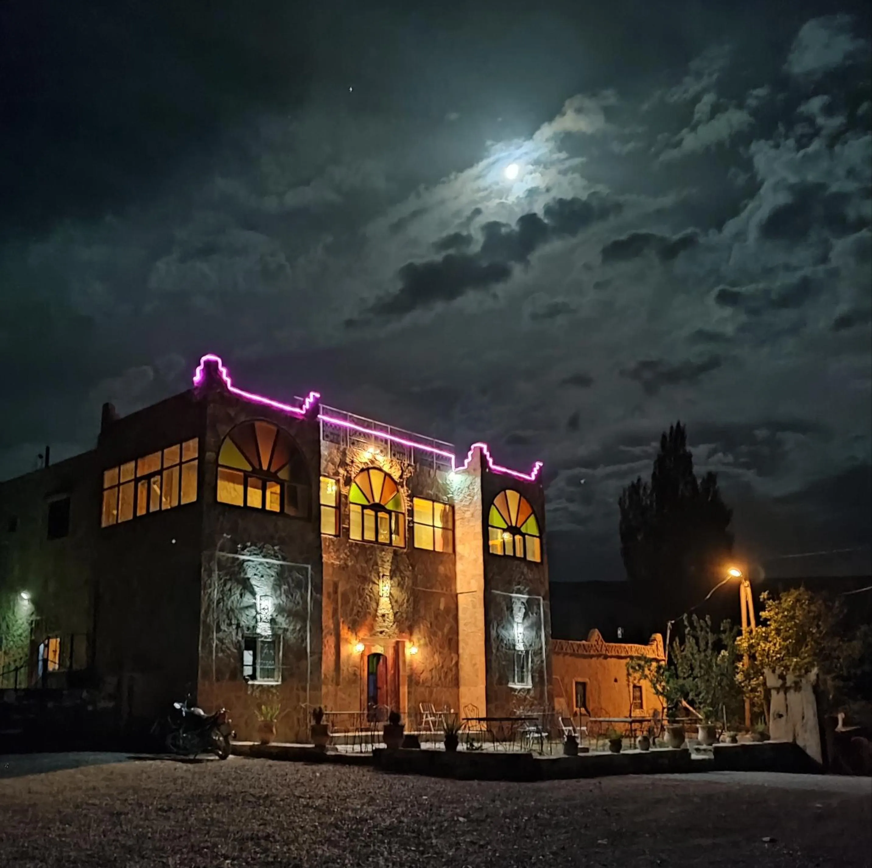 Property building in Auberge restaurant Afoud