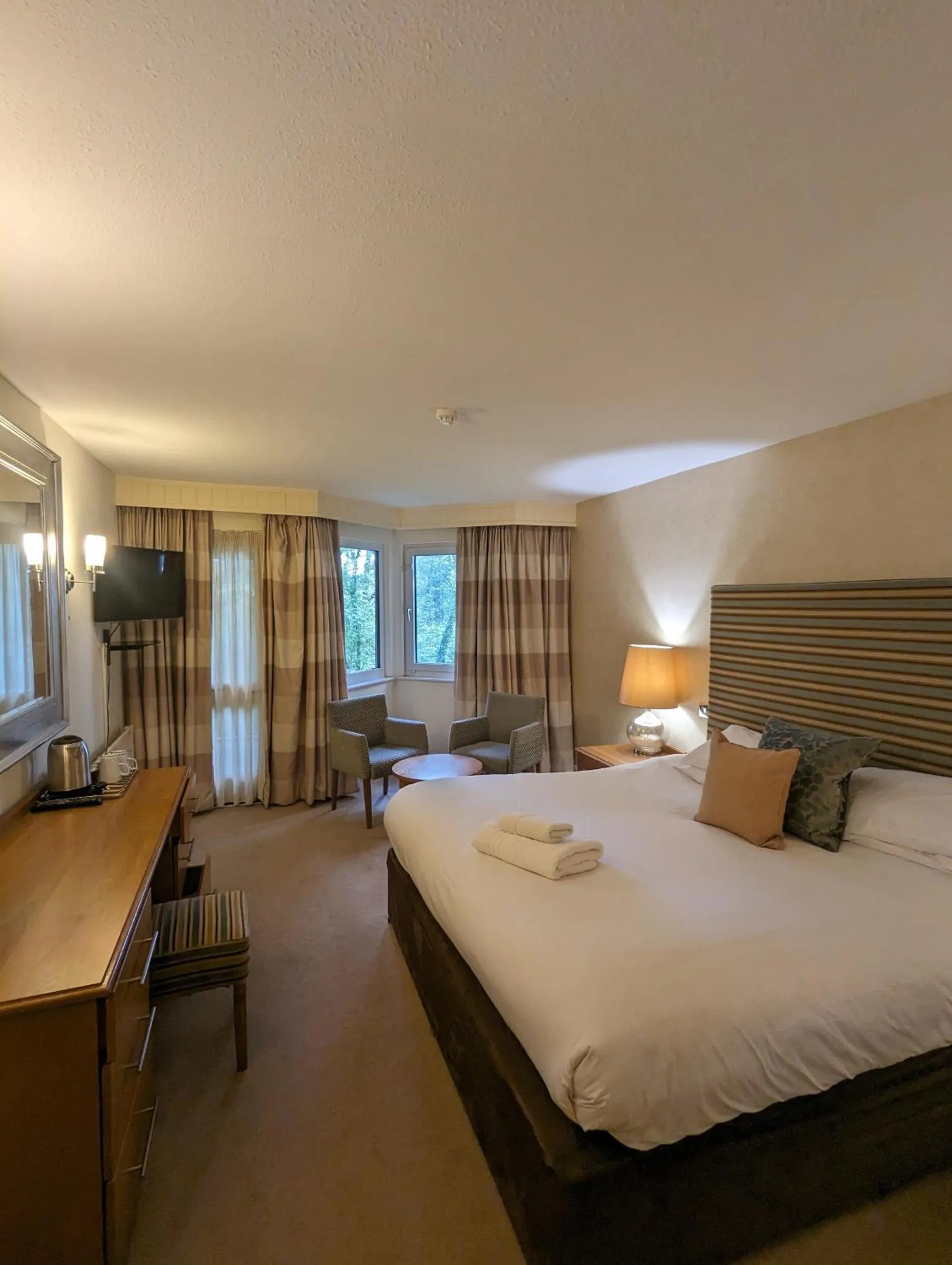 Bed in Marwell Hotel Winchester South