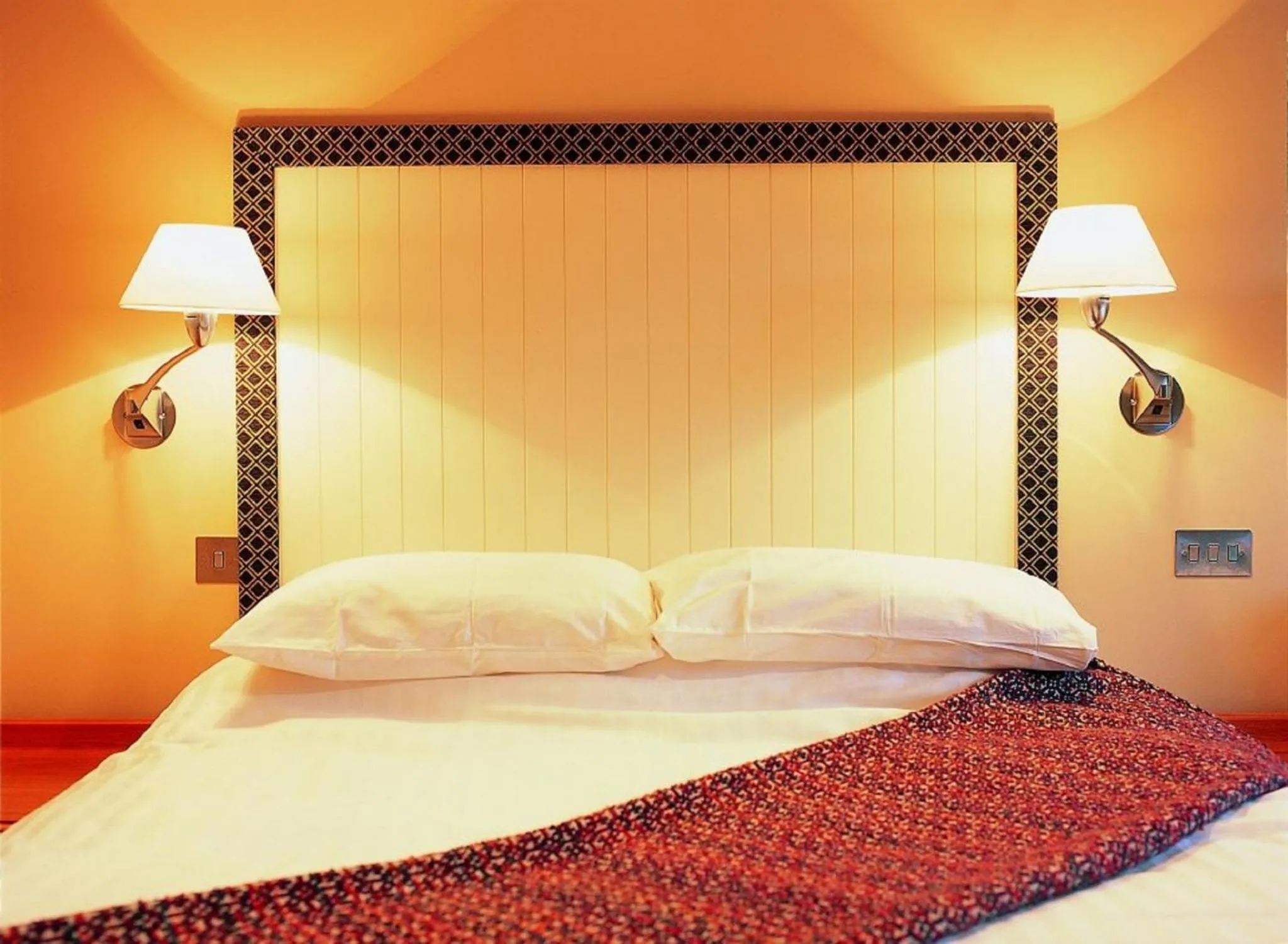 Bed in Marwell Hotel Winchester South