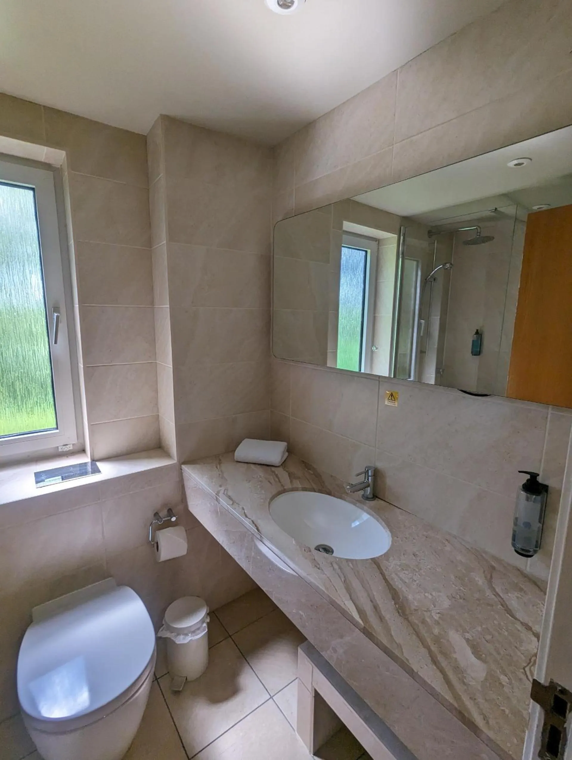 Shower in Marwell Hotel Winchester South