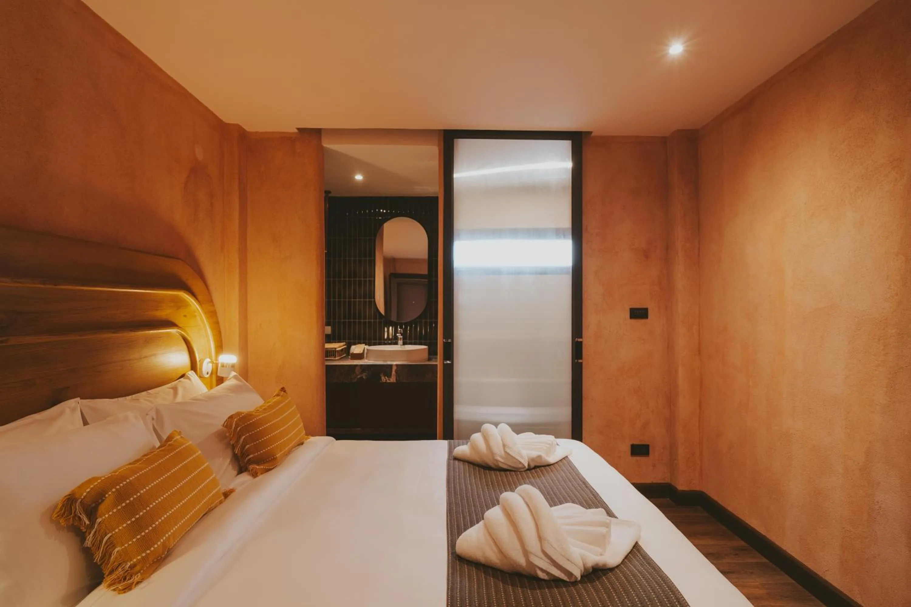 Bedroom, Bed in Hotel Clay Chiang Mai