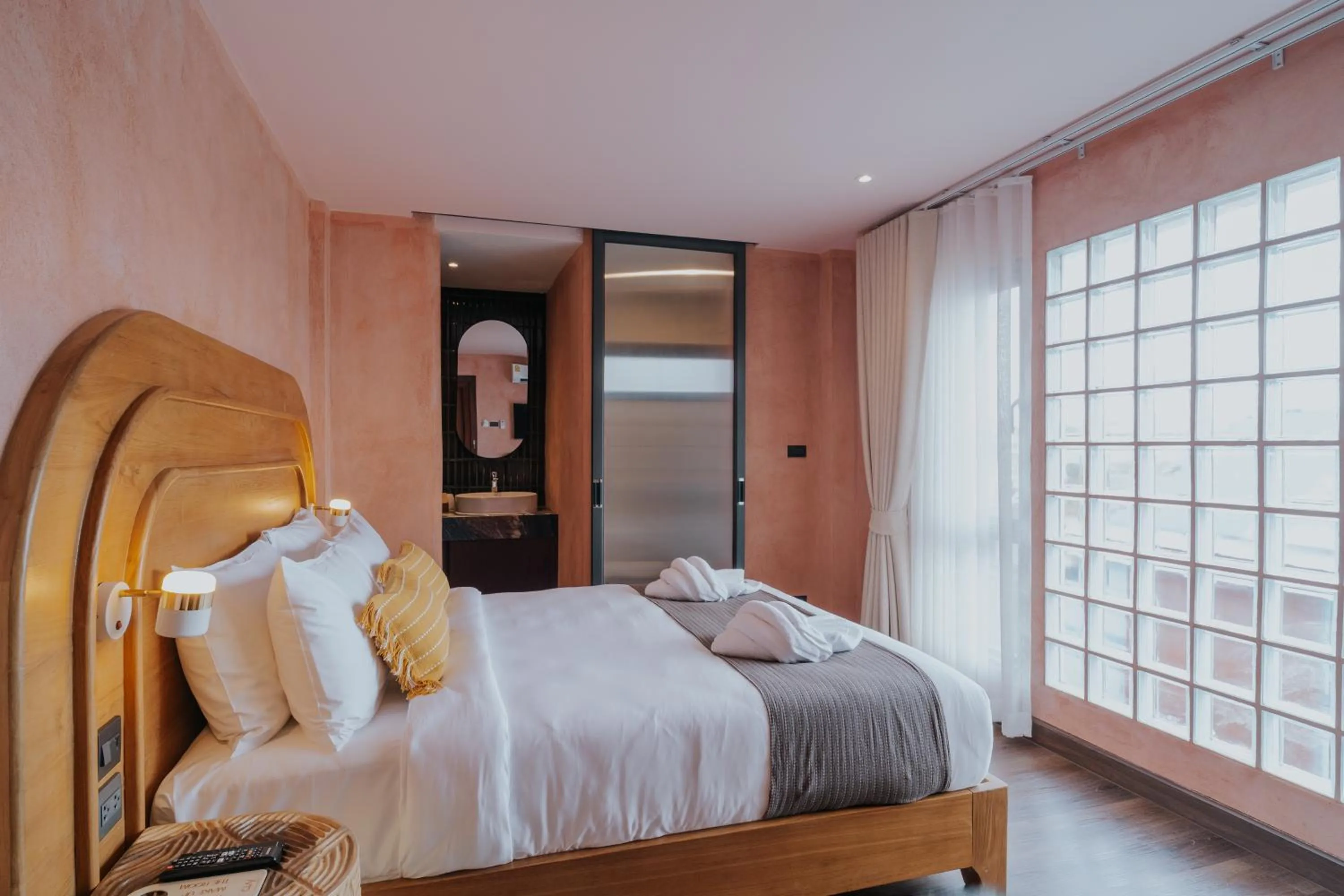 Bed in Hotel Clay Chiang Mai