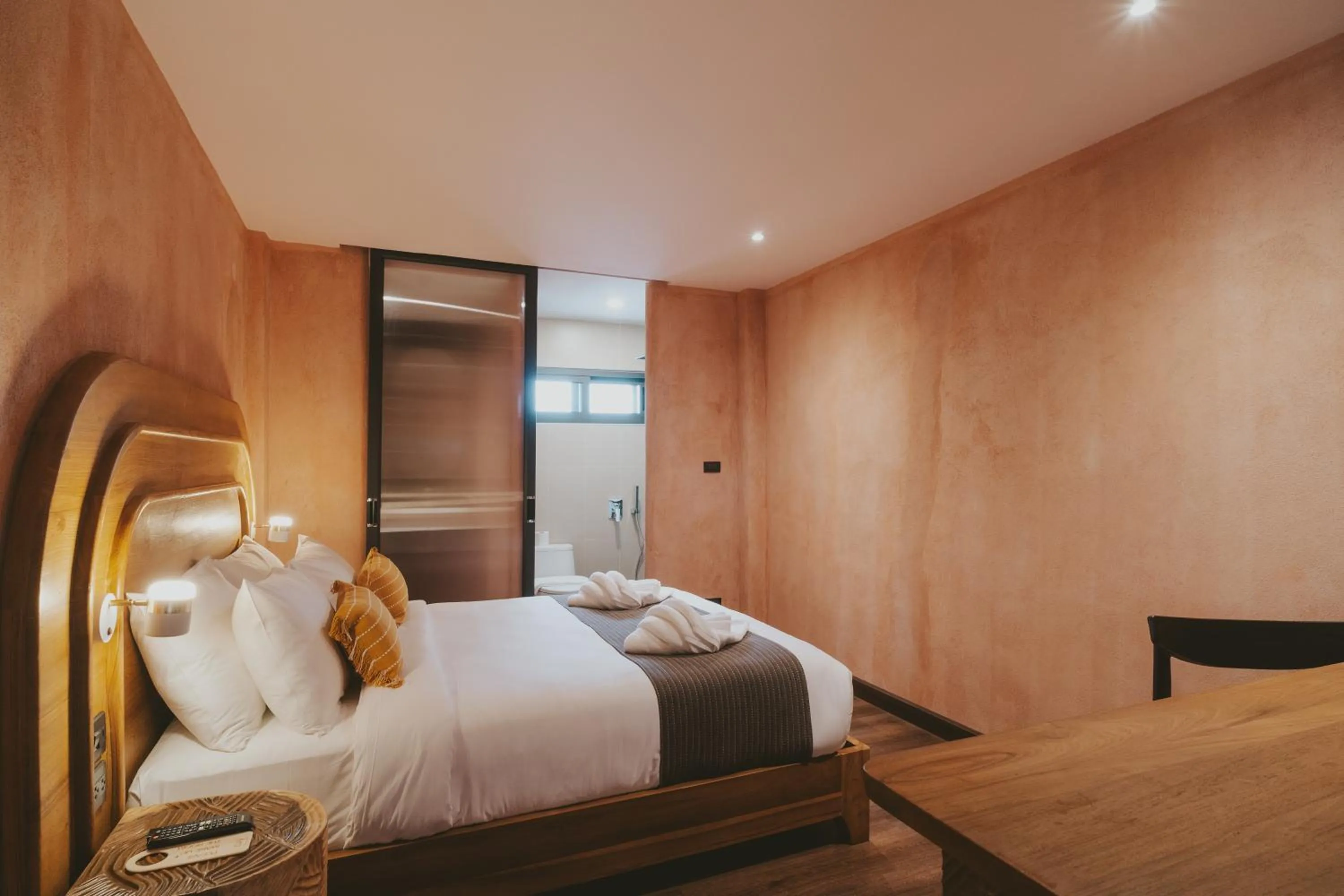 Bedroom, Bed in Hotel Clay Chiang Mai