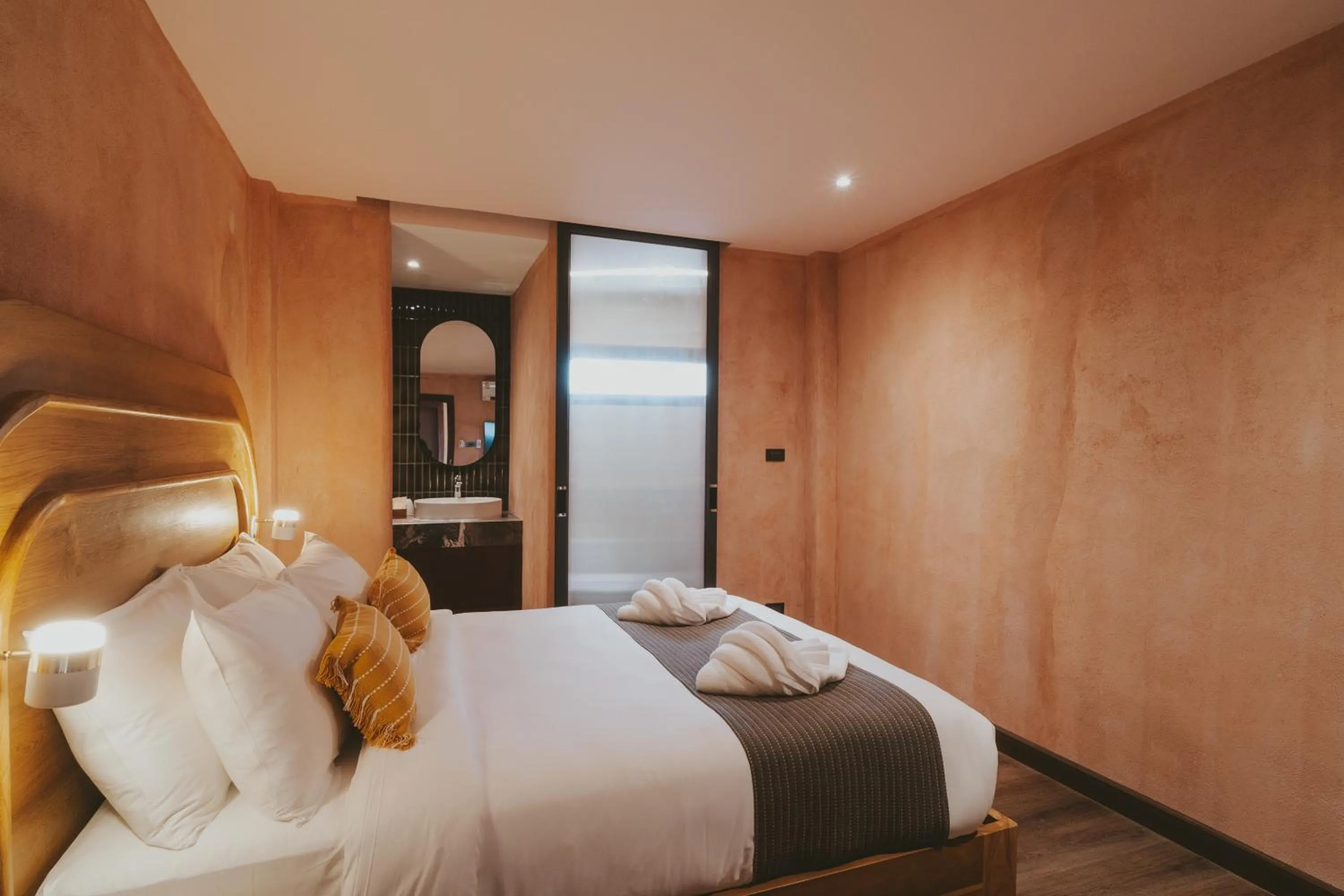 Bedroom, Bed in Hotel Clay Chiang Mai