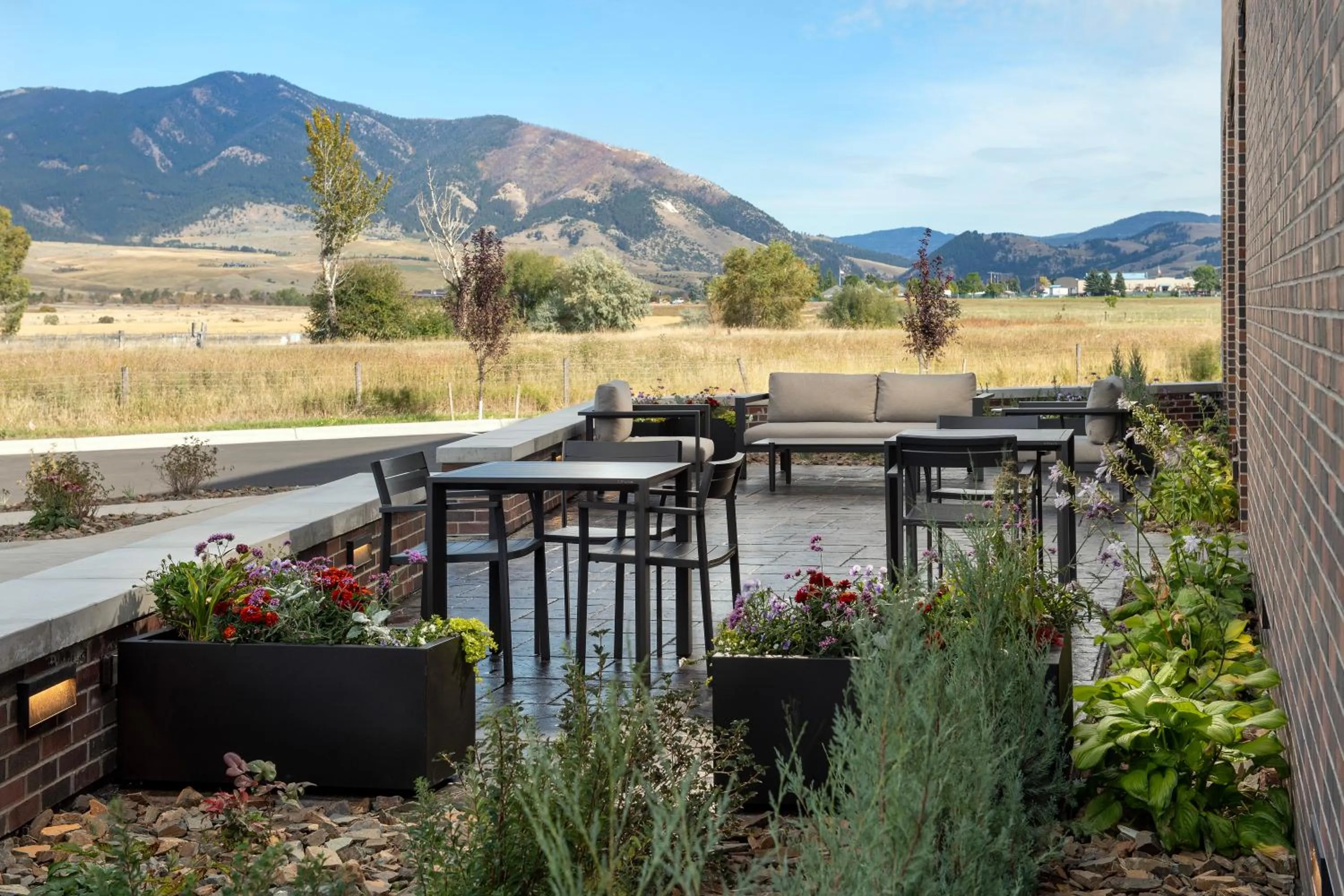 Patio in Courtyard by Marriott Bozeman
