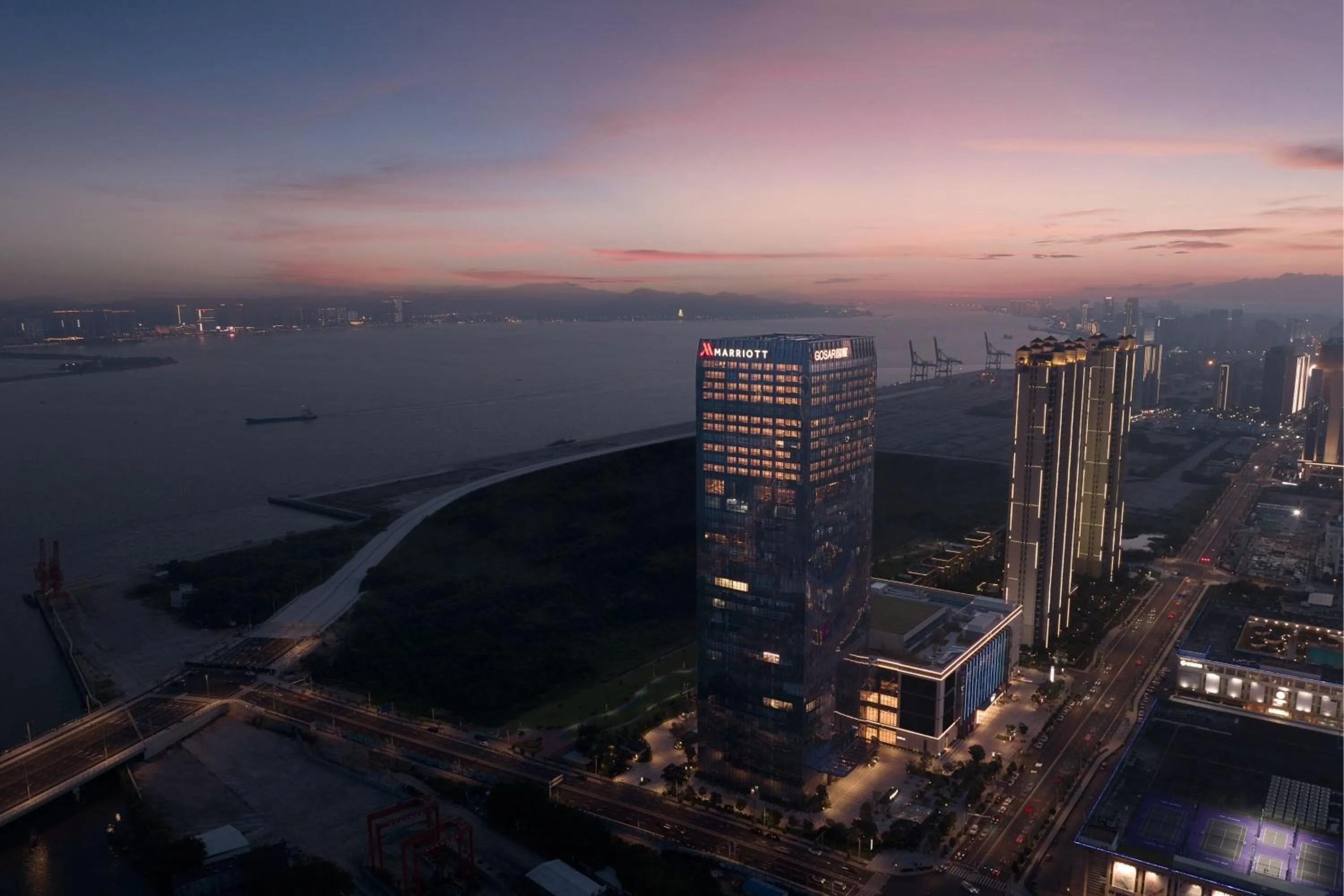 Property building in Shantou Marriott Hotel