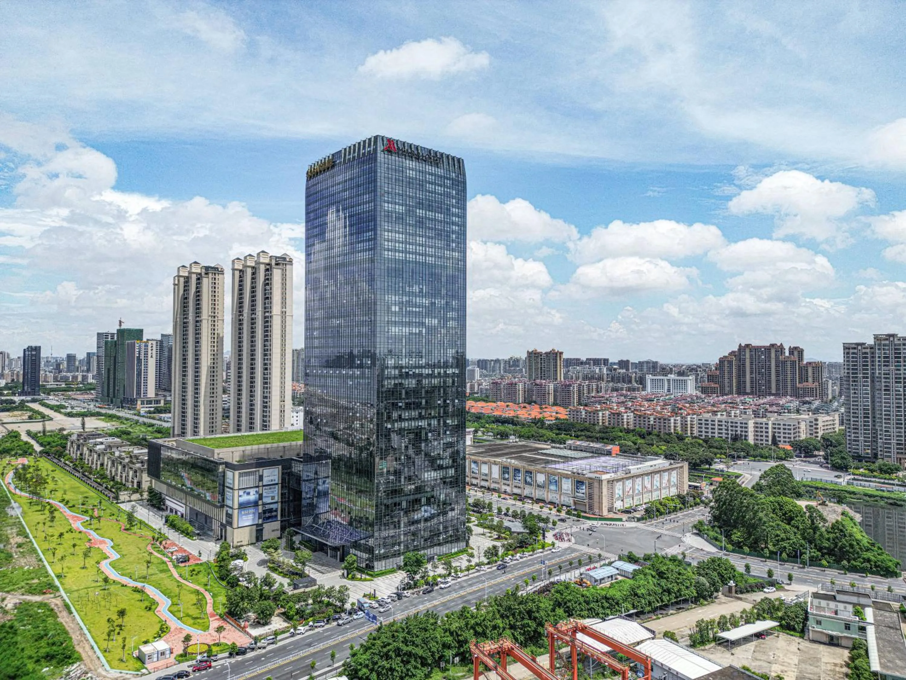 Property building in Shantou Marriott Hotel