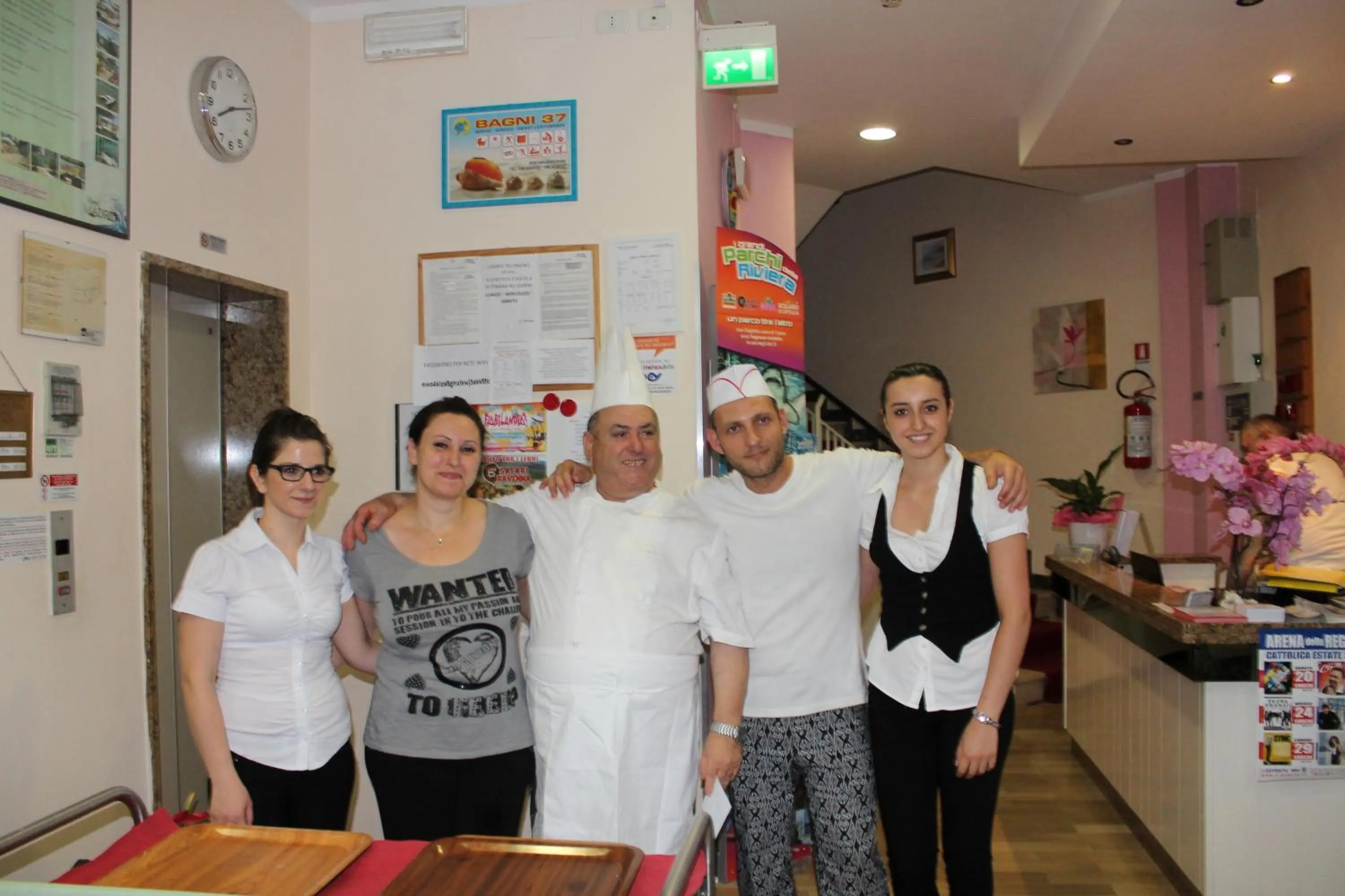 Staff in Hotel Madrid
